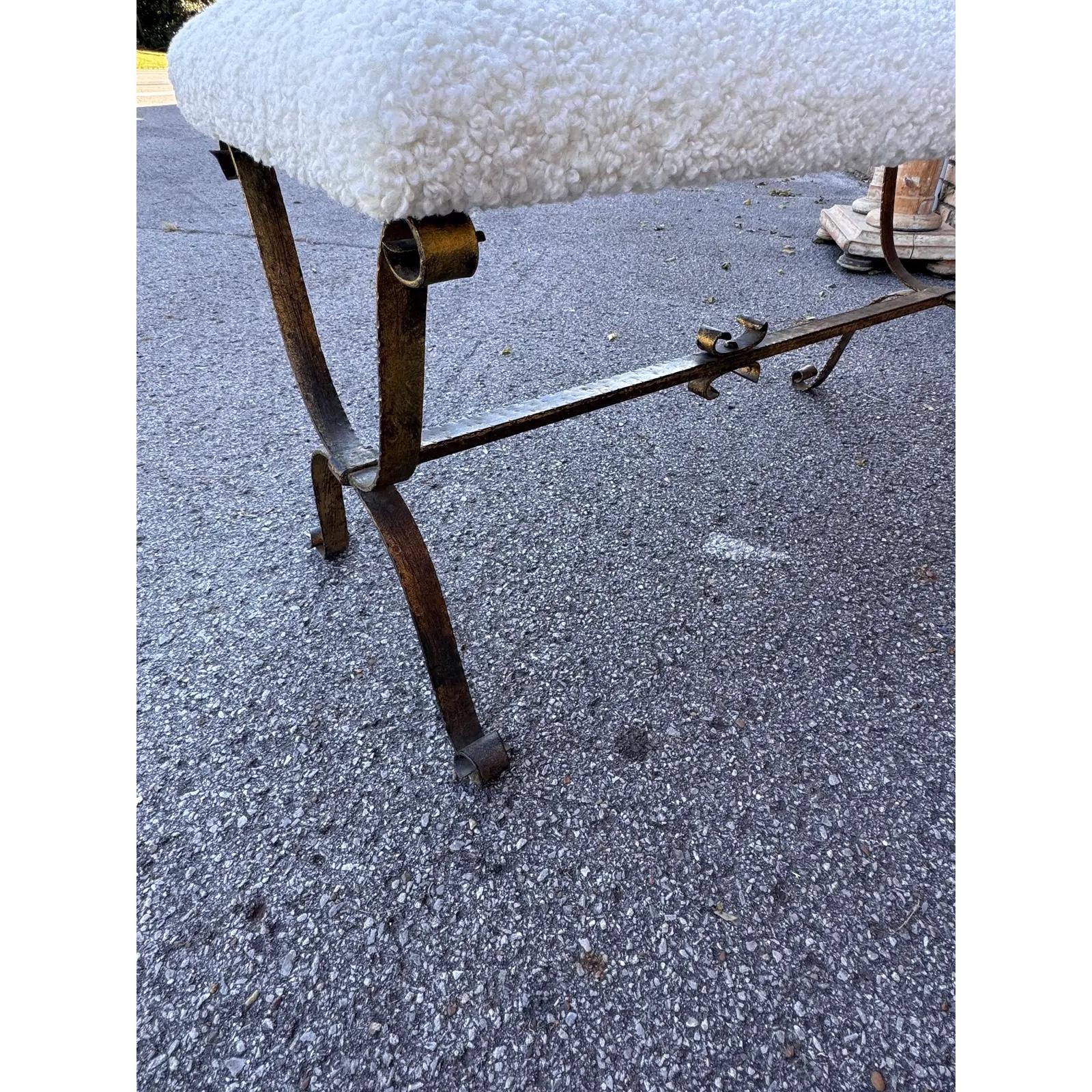 Tissu Banc espagnol en fer forgé en vente