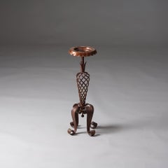 Forged Iron Torchère, Taidetakomo Hakkarainen, Early 20th Century