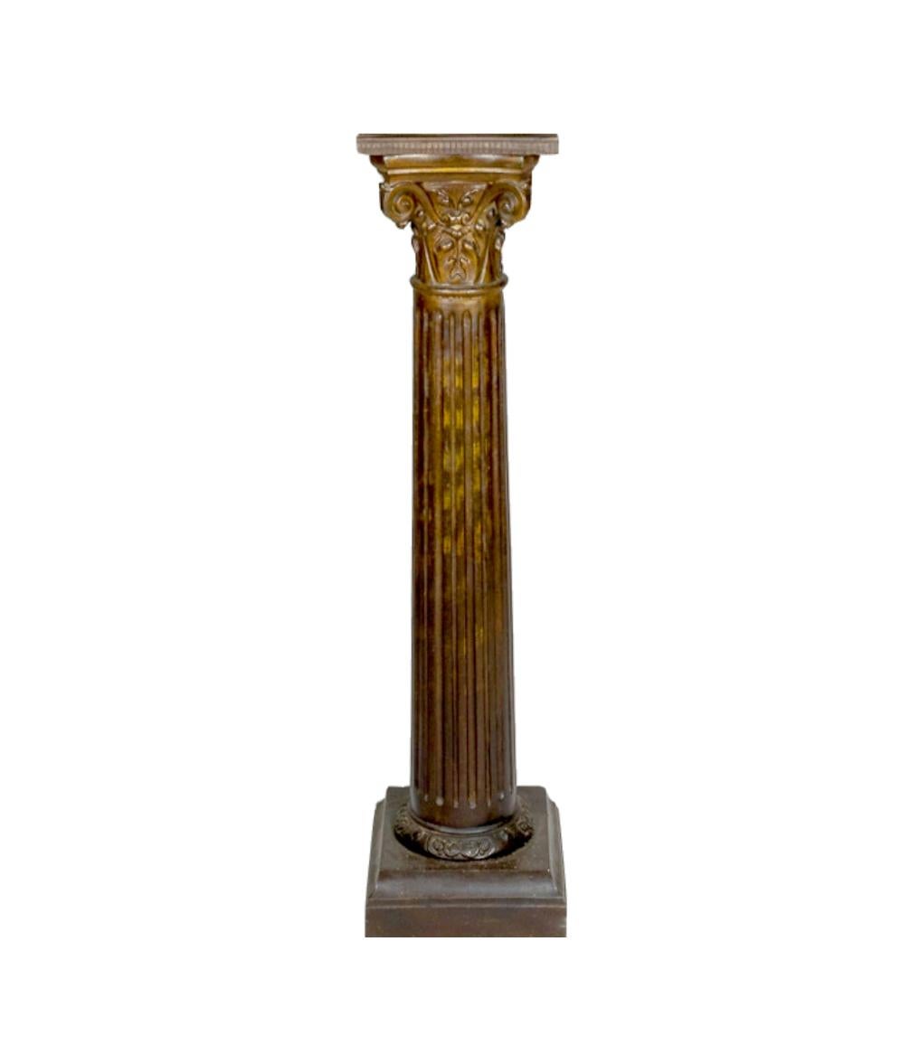 Forged Metal Napoleon III Column, 19th Century For Sale 1
