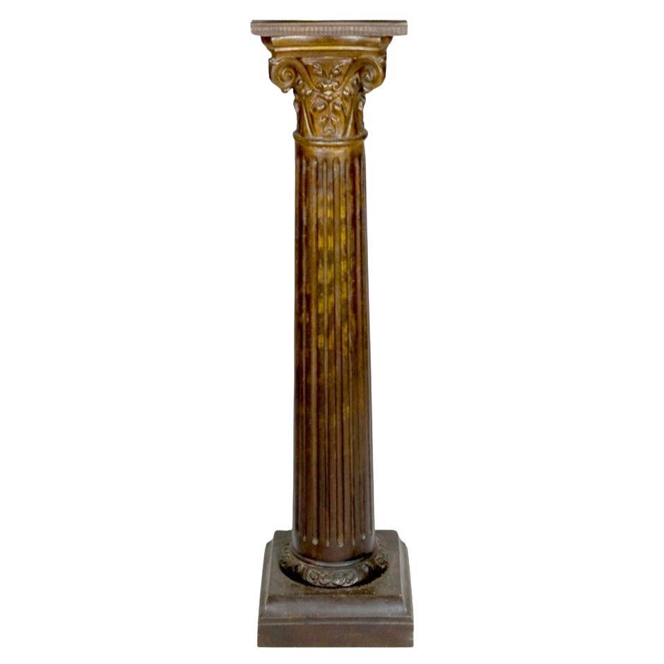 Schmiedeeiserne Napoleon III.-Säule aus Metall, 19. Jahrhundert