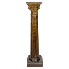 Schmiedeeiserne Napoleon III.-Säule aus Metall, 19. Jahrhundert