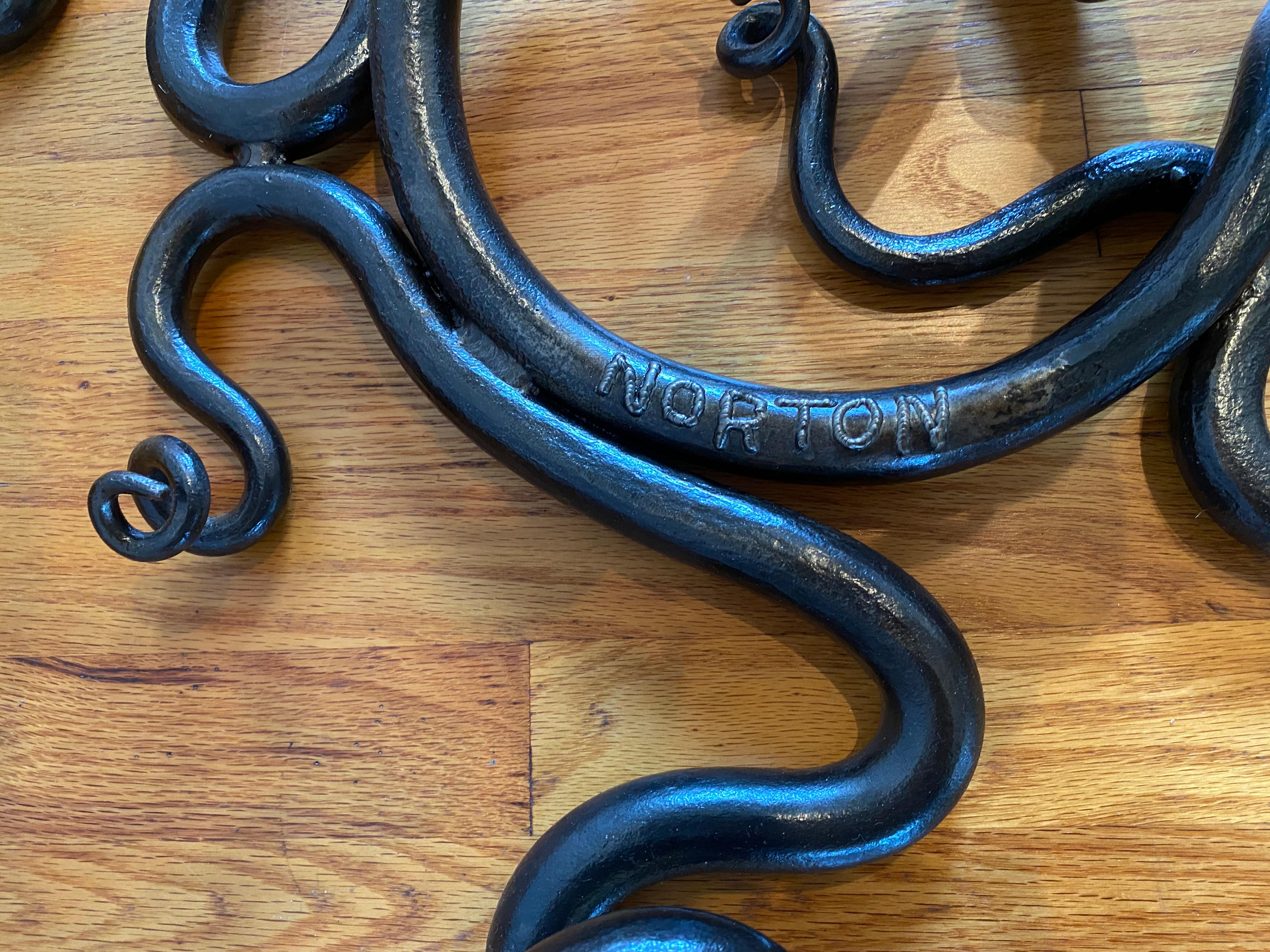 XXIe siècle et contemporain Table à plantes en acier forgé de Curtis Norton en vente