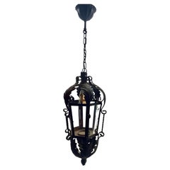 Forget and Clear Glass Pendant Lobby Lamp with light bulb or with candle