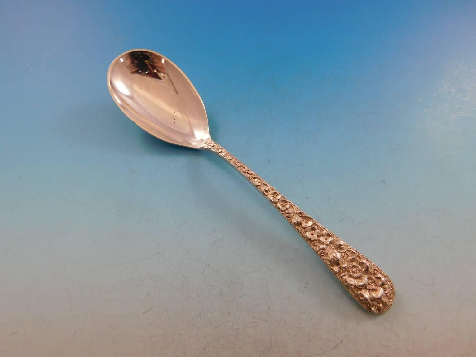 Forget Me Not by Stieff Sterling Silver Butter Spreader Flat Handle 6/"