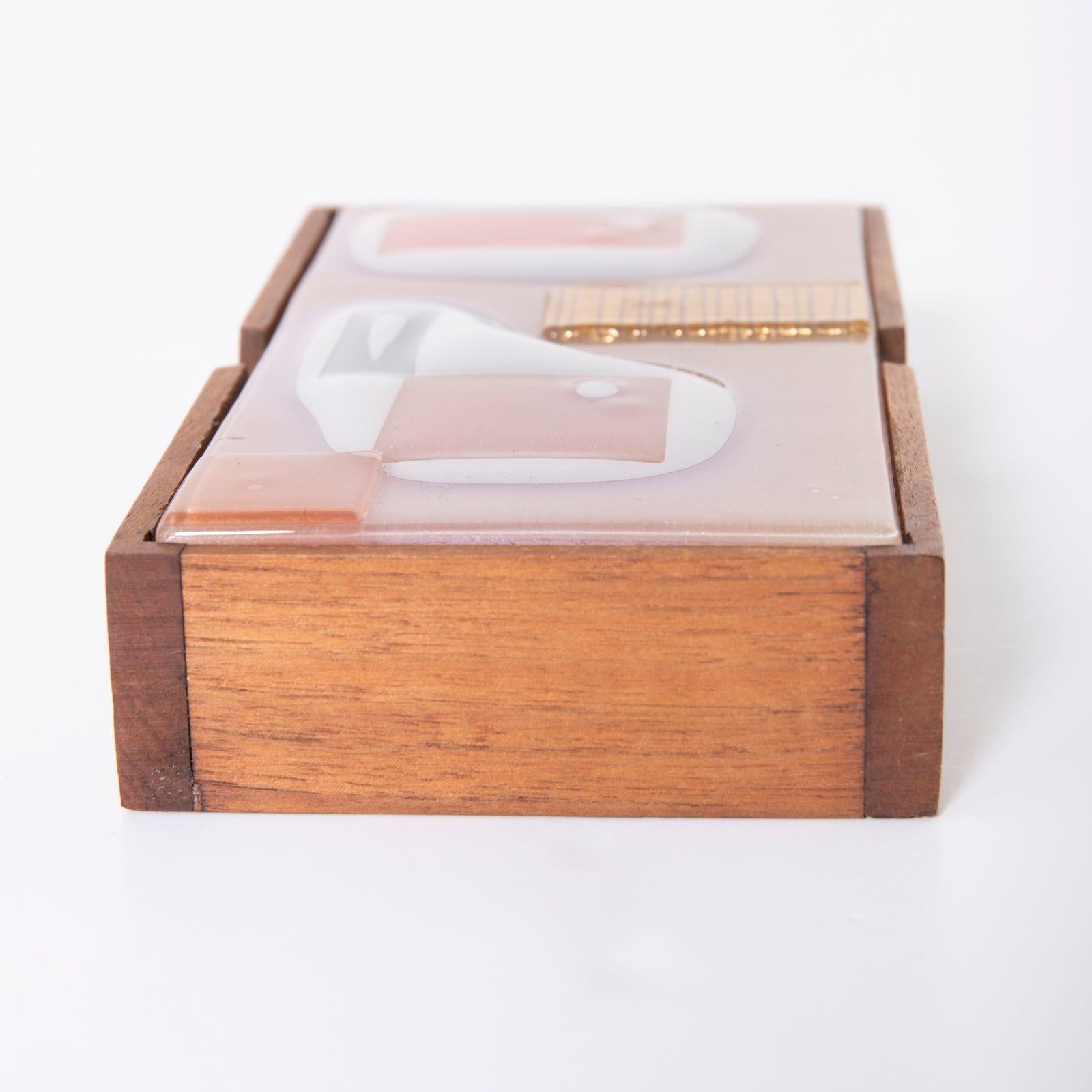 Forget Me Not Lidded Box and Tray by Michael & Francis Higgins For Sale 2
