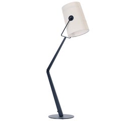 Fork Floor Lamp in Anthracite with Ivory Diffuser by Diesel Living