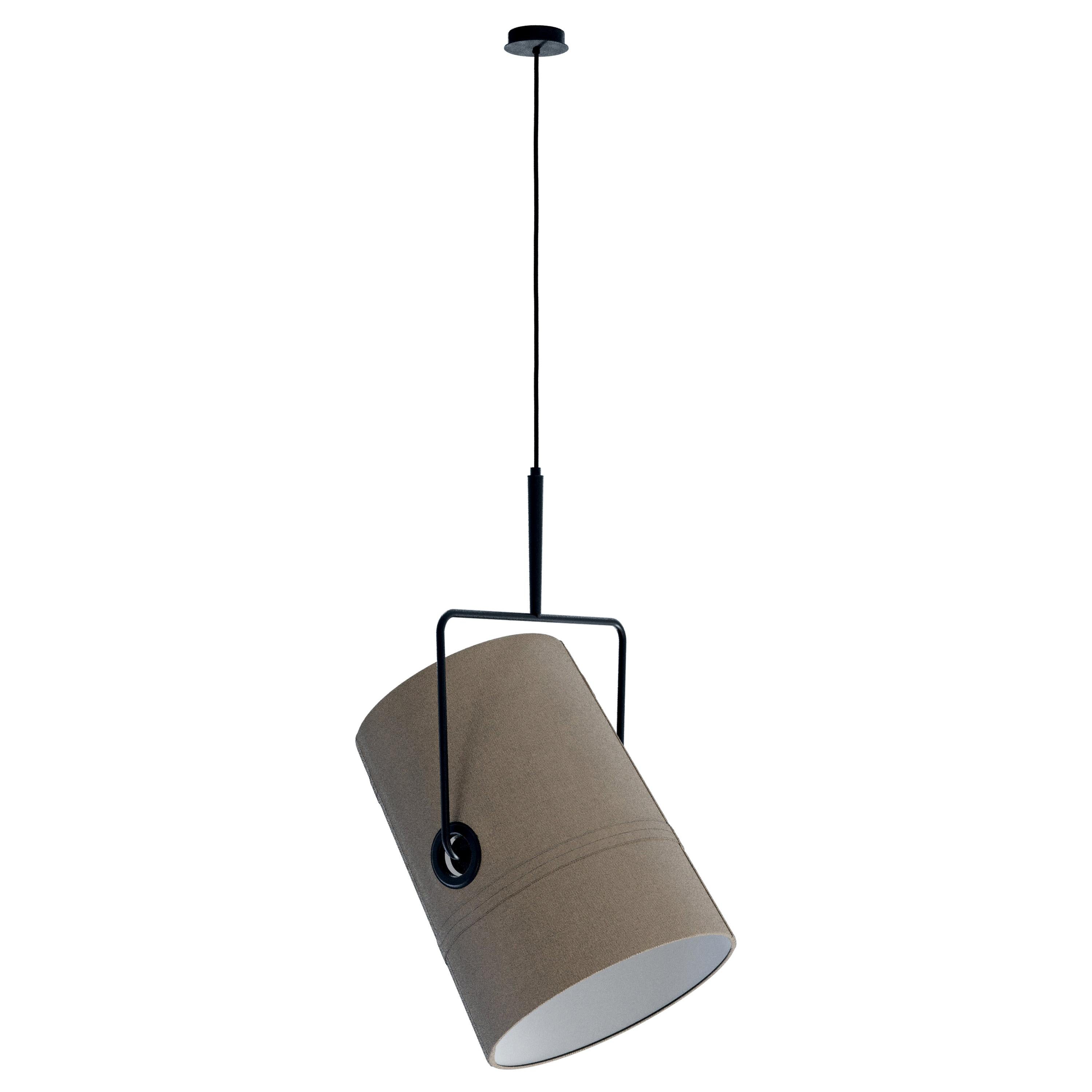 Fork Large Suspension in Anthracite with Gray Diffuser by Diesel Living