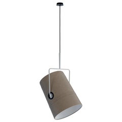 Fork Large Suspension in Ivory with Gray Diffuser by Diesel Living