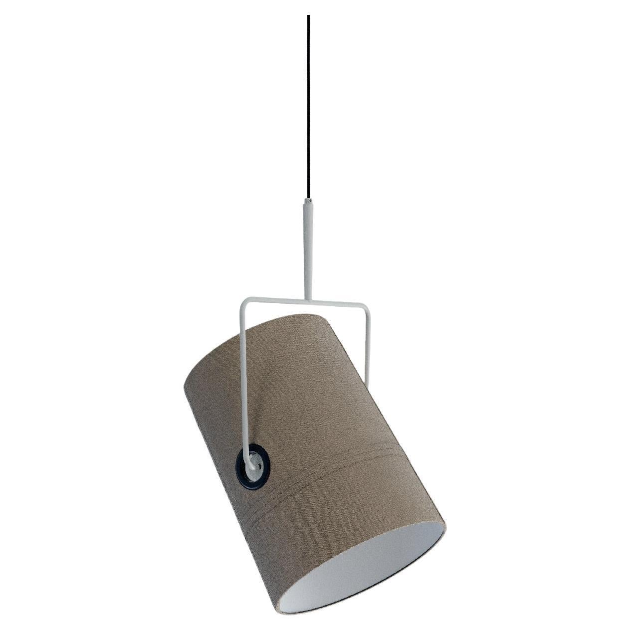 Grande lampe à suspension FORK en ivoire-gris par Diesel Living with Lodes