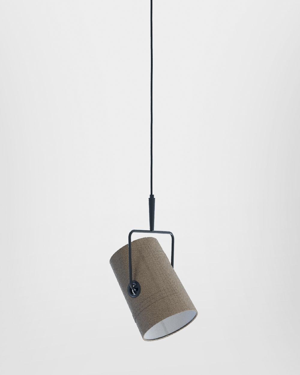 Italiano Lampada a sospensione FORK Small in Avorio di Diesel Living con Lodes in vendita