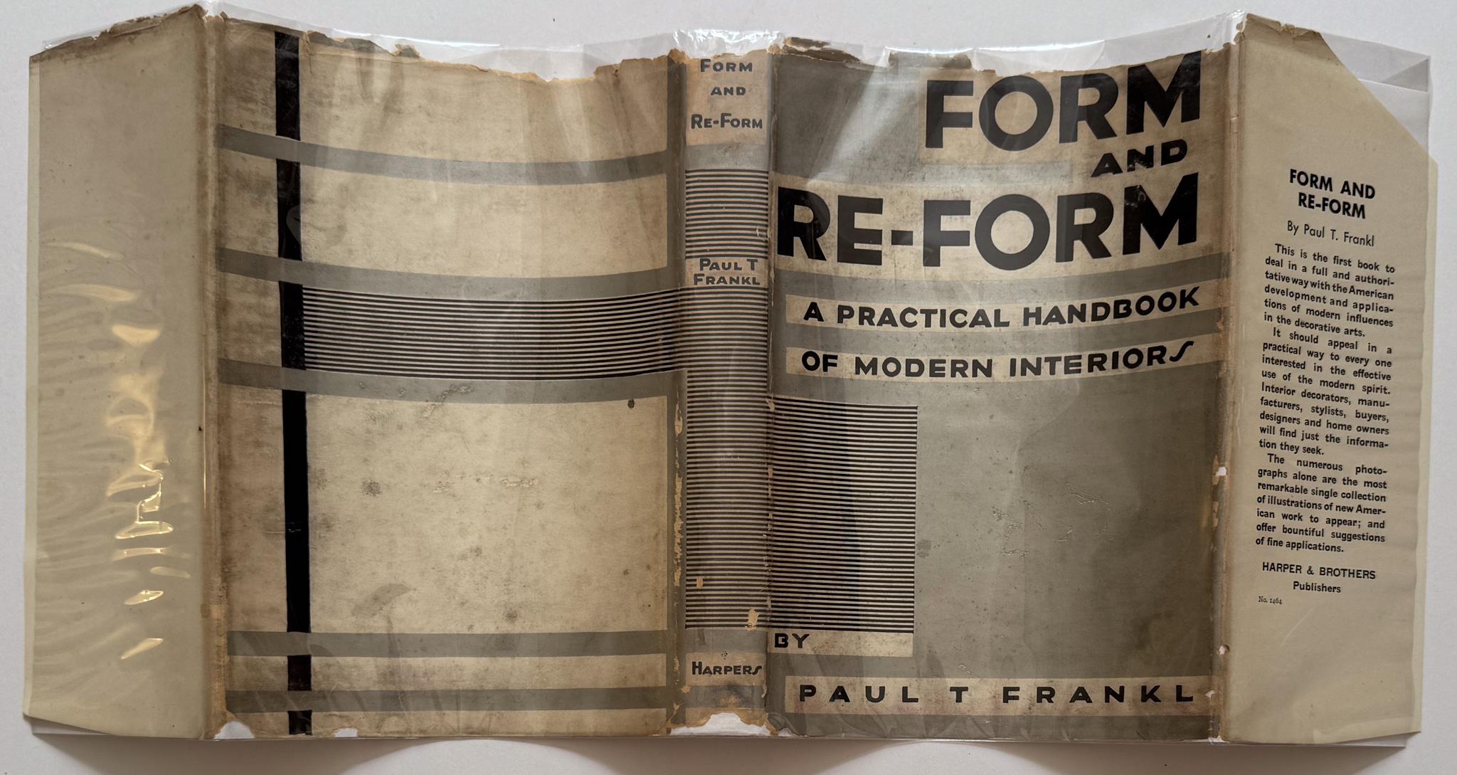 Machine Age Form and Re-Form: A Practical Handbook of Modern Interiors (First Edition) For Sale