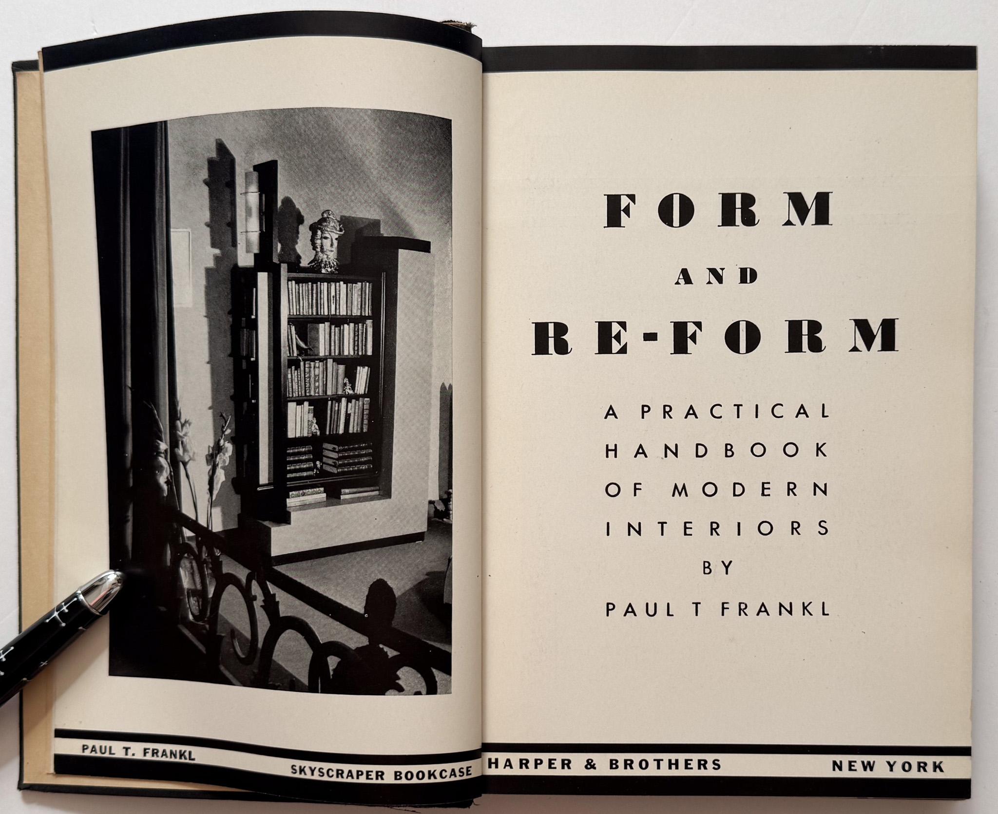 Paper Form and Re-Form: A Practical Handbook of Modern Interiors (First Edition) For Sale