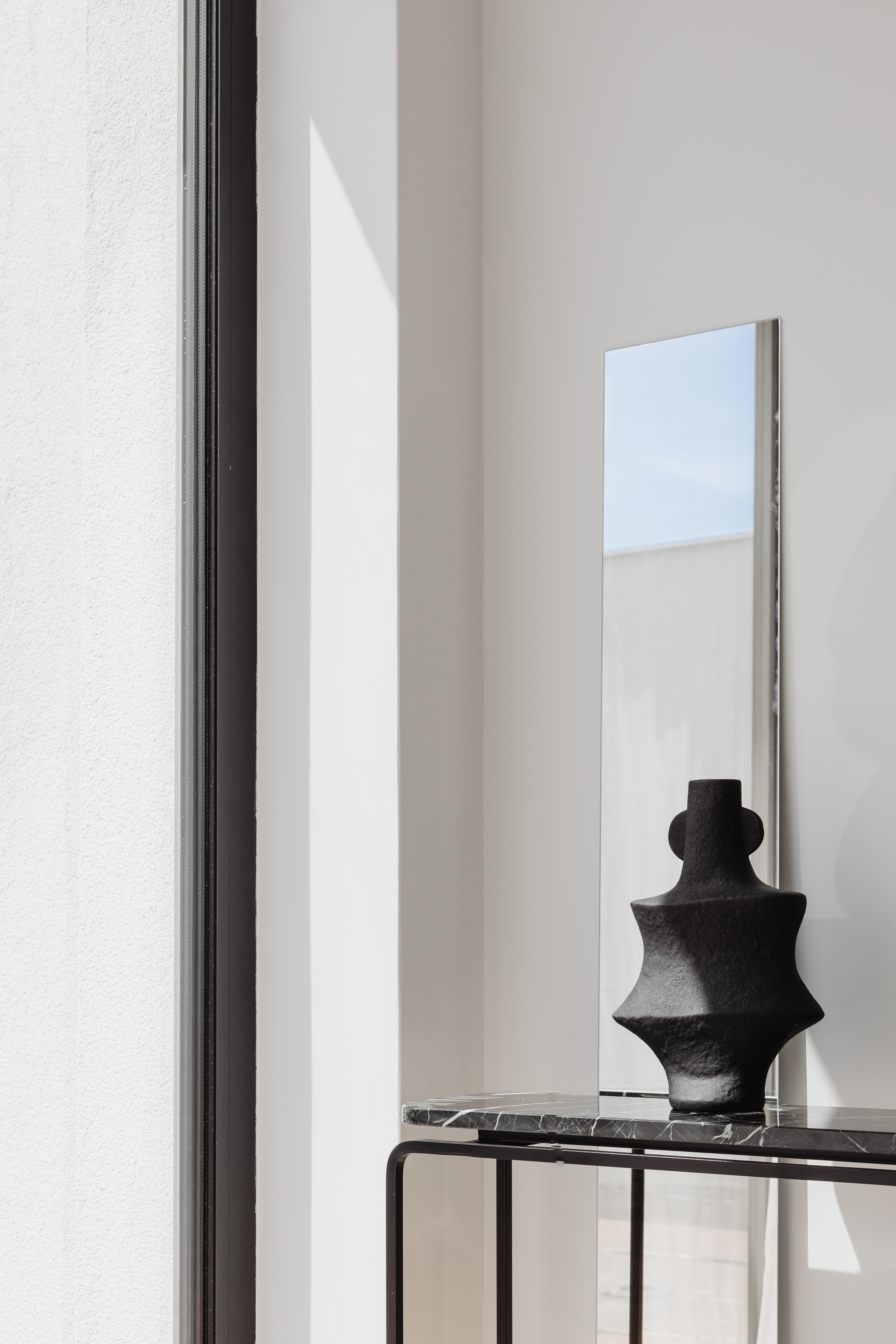 Post-Modern Form-C S Black Console Table by Un’common For Sale