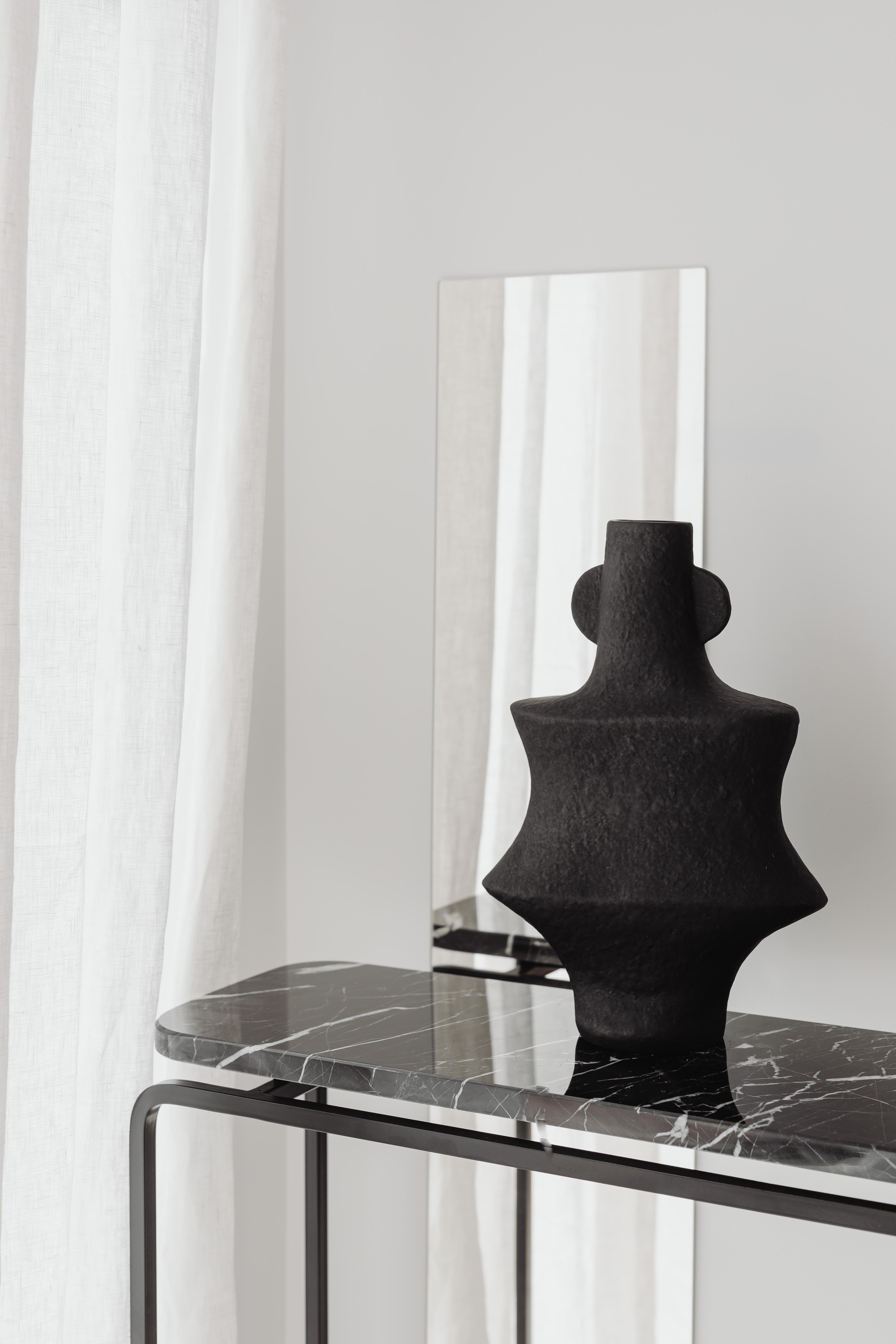 Polish Form-C S Black Console Table by Un’common For Sale