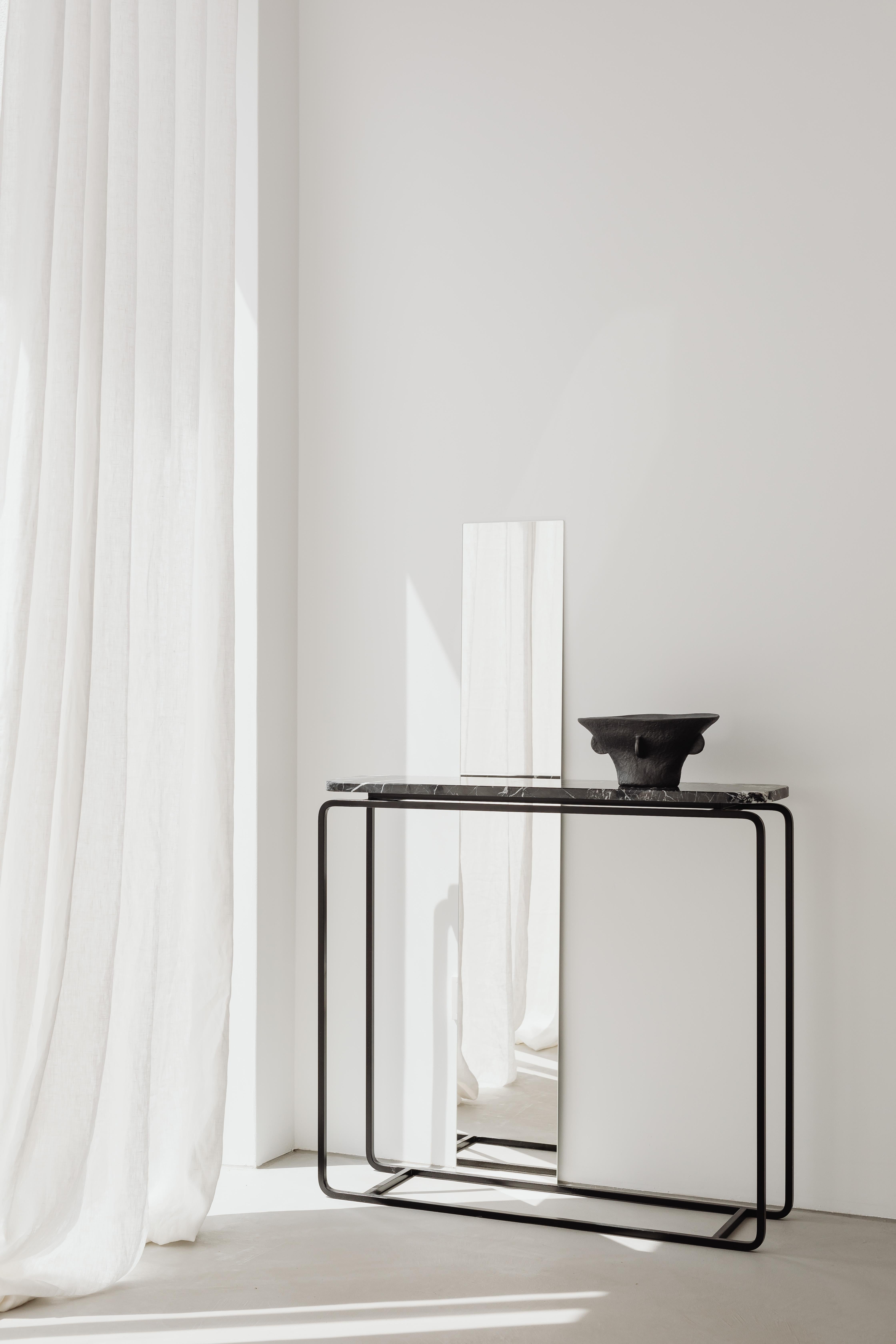 Other Form-C S Black Console Table by Un’common For Sale