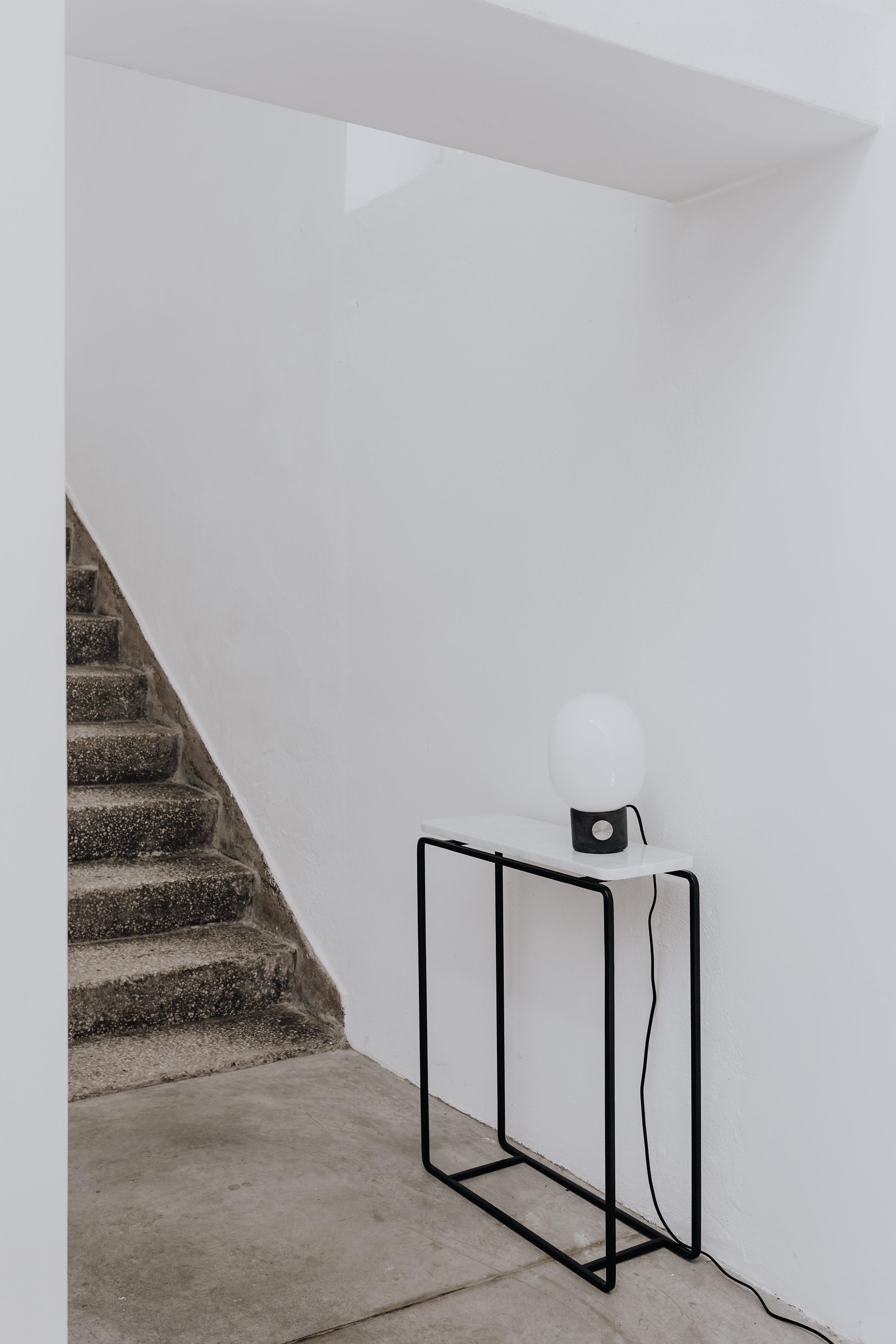 Polish Form-C S White Console Table by Un’common For Sale