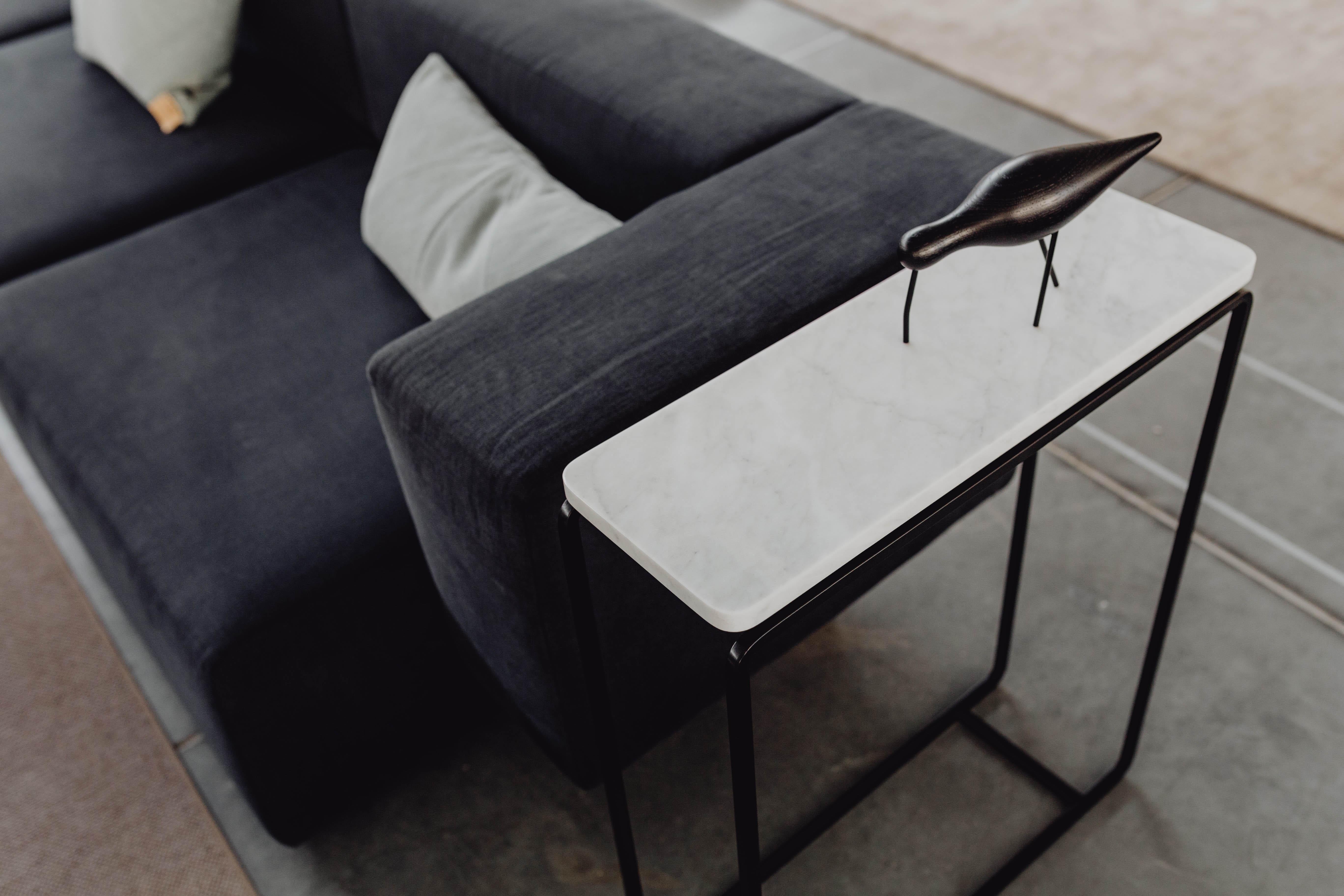 Form-C S White Console Table by Un’common For Sale 1