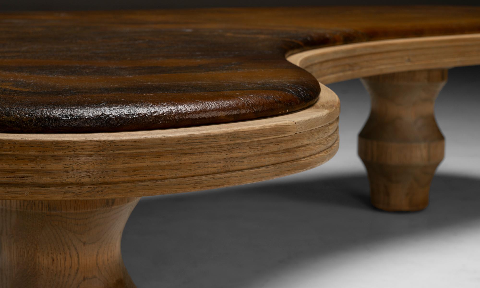 Form Libre Stone Coffee Table, Belgium circa 1970 Bon état - En vente à Culver City, CA