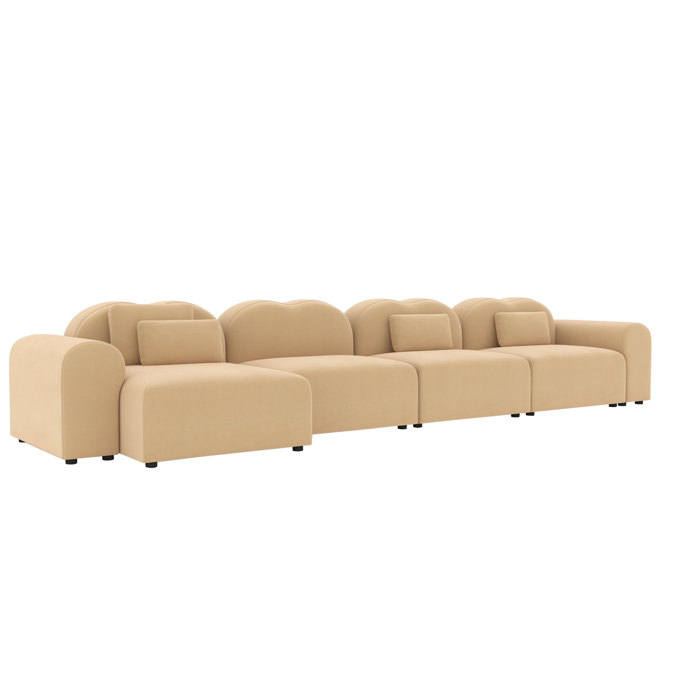 Form Modular Sofa by Formiing, Harald Caramel, Setup 17, Customizable