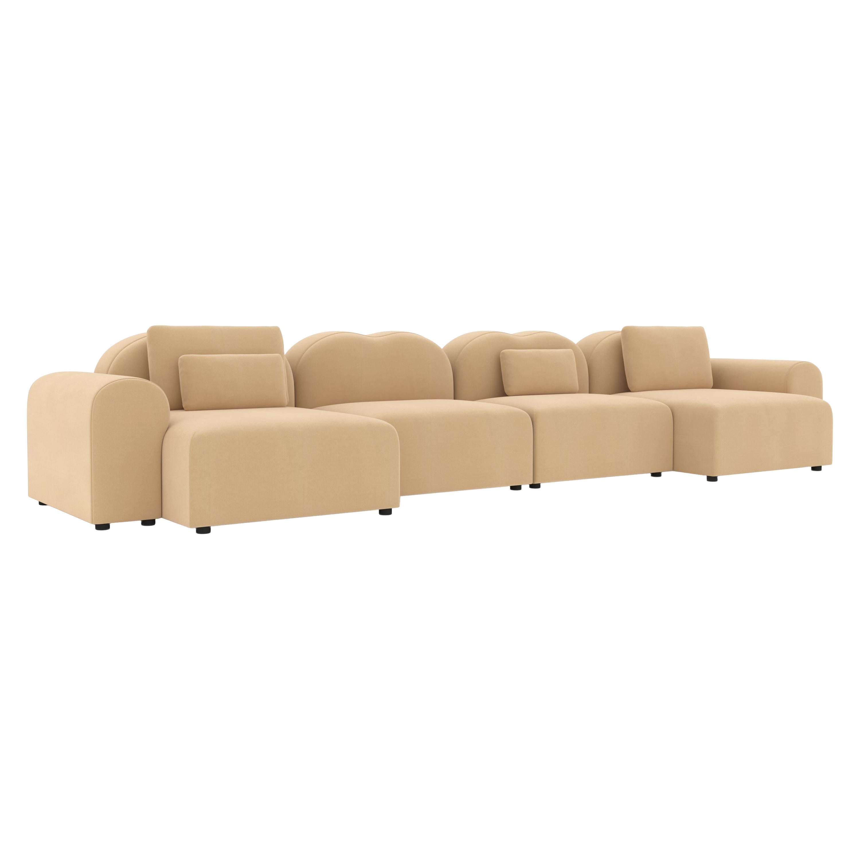 Form Modular Sofa by Formiing, Harald Caramel, Setup 18 en vente