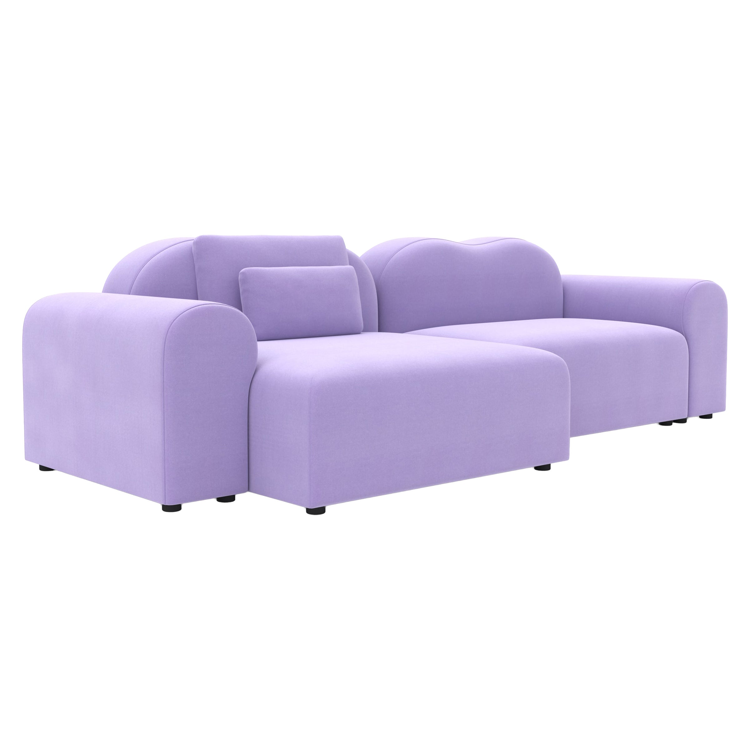 Form Modular Sofa by Formiing, Harald Lavender Purple, Customizable, Setup16