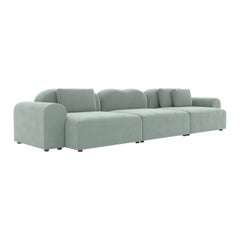 Form Modular Sofa by Formiing, Harald Mint Green, Setup 13
