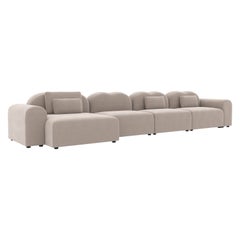 Divano modulare Form di Formiing, Harald Taupe, Configurazione 19, personalizzabile