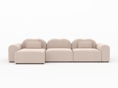 Form Modular Sofa by Formiing, Harlad Blush, L-Shaped Design