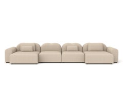 Modulares Sofa „Form“ von Formiing in Hallingdal Beige, Konfiguration 20, modernes Design