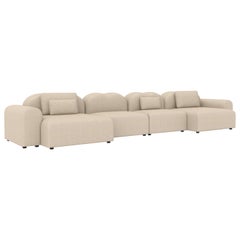 Form Modular Sofa by Formiing in Hallingdal Beige, Setup 20, Modern Design