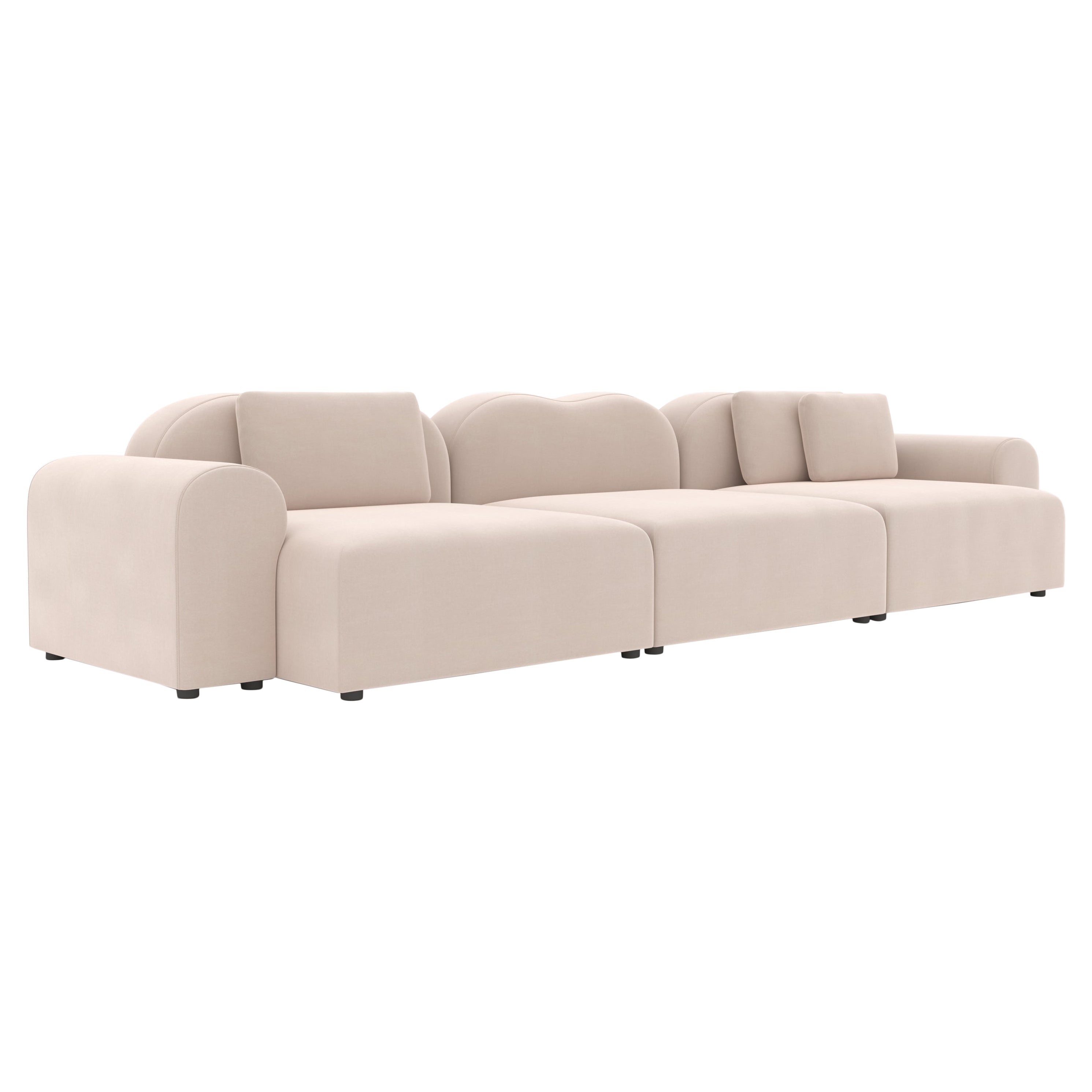 Form Modular Sofa by Formiing in Harald Blush, Customizable