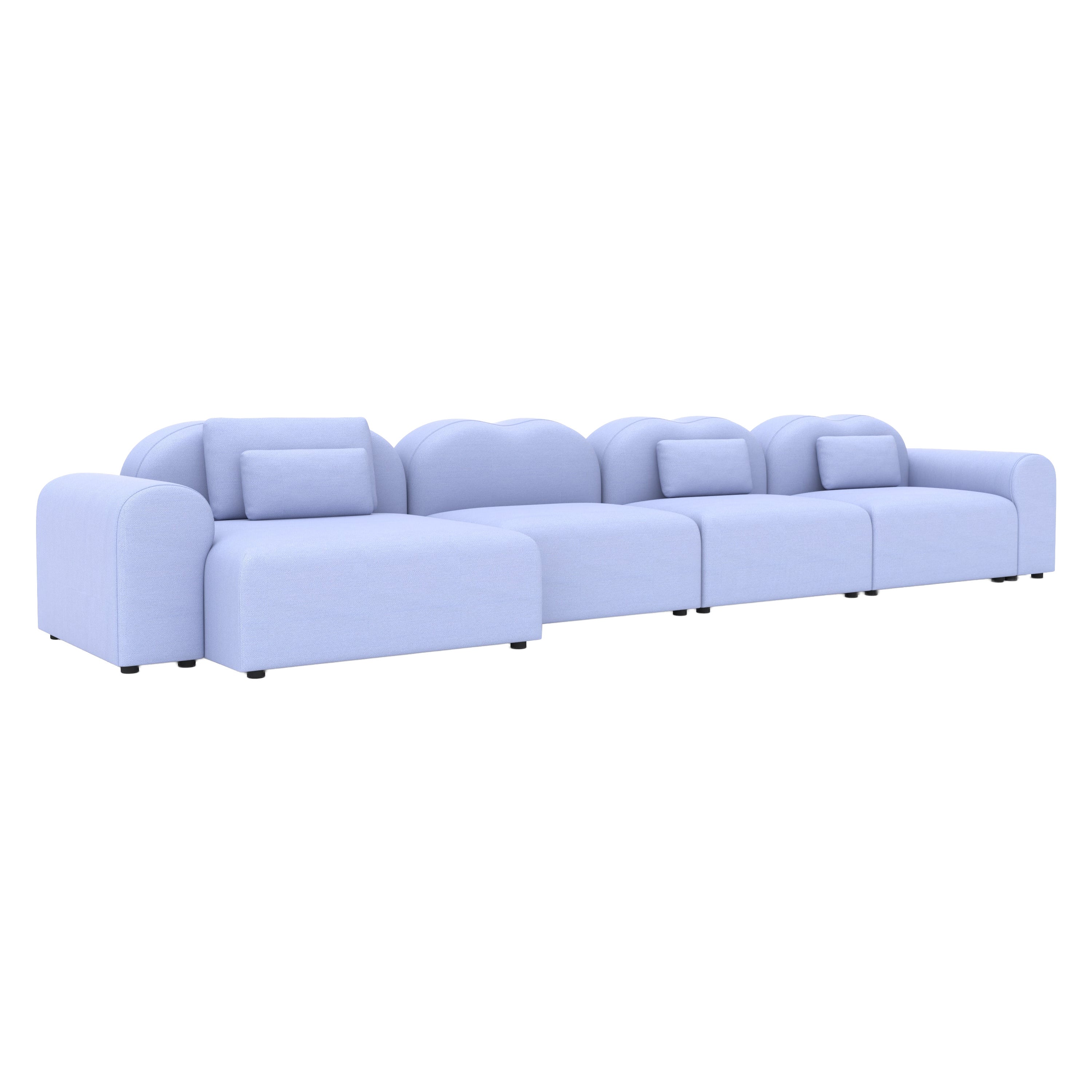 Sofá modular Form de Formiing, Planum Blue, configuración 19, personalizable en venta