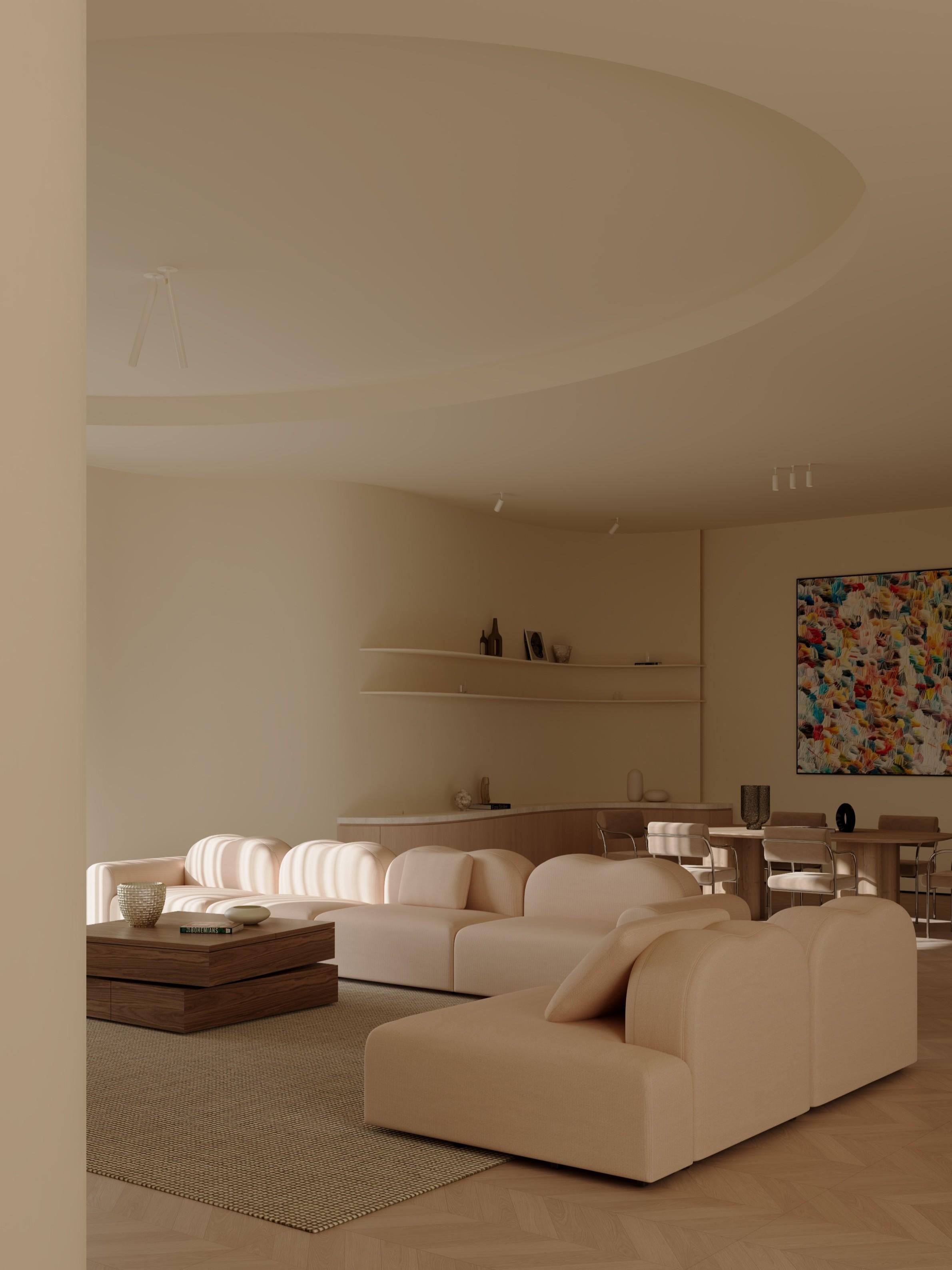 Form Modular Sofa, Setup 1, Customizable For Sale 3