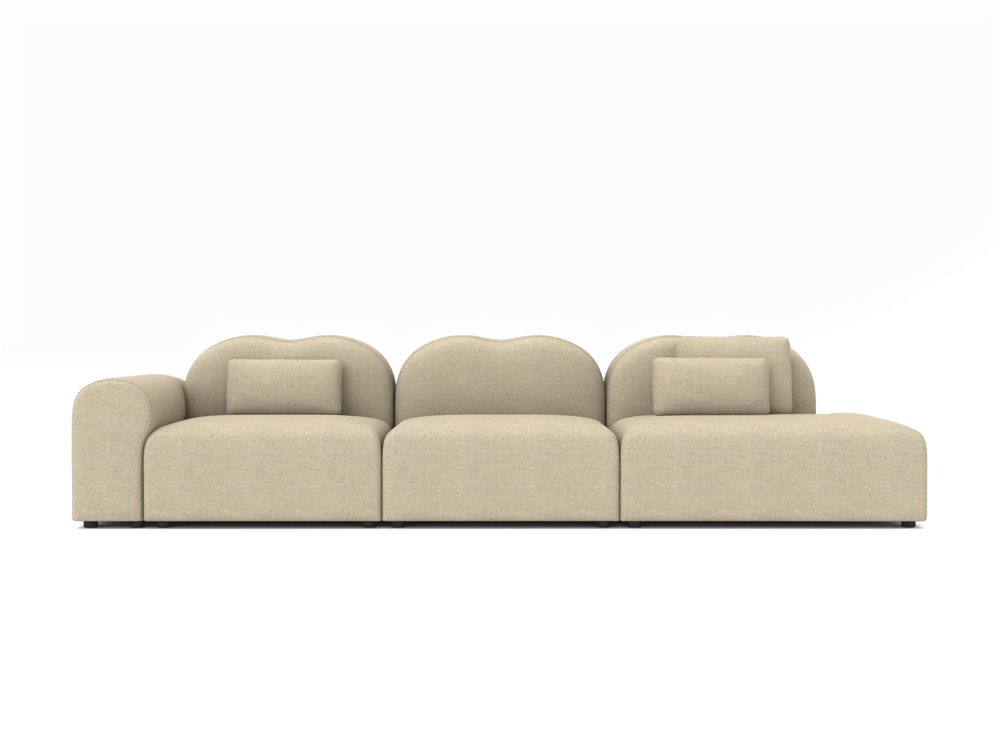 Sofá Modular Form, Setup 1, Rewool Beige Chino en venta