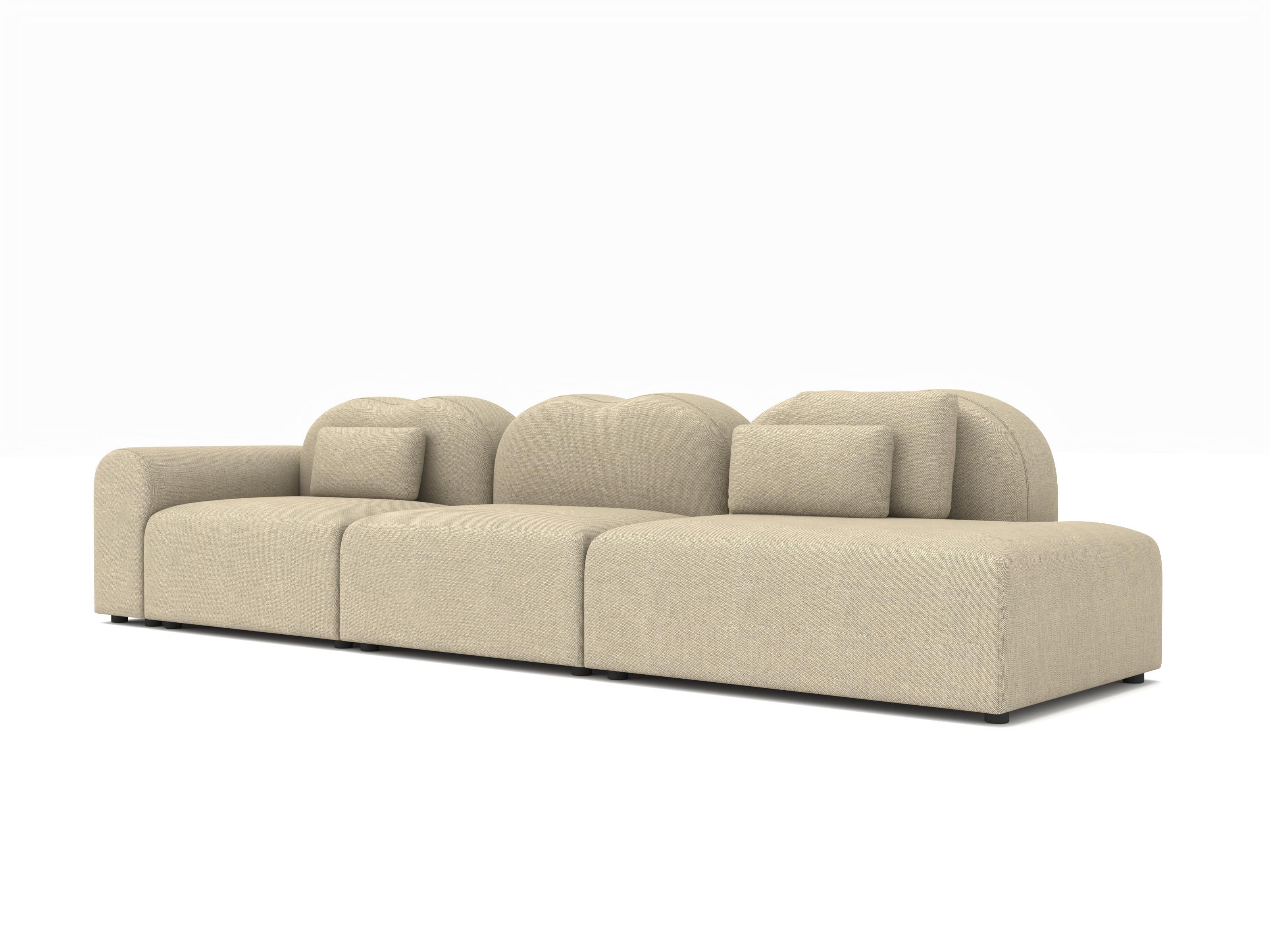 Sofá Modular Form, Setup 1, Rewool Beige en Nuevo estado para la venta en Brooklyn, NY