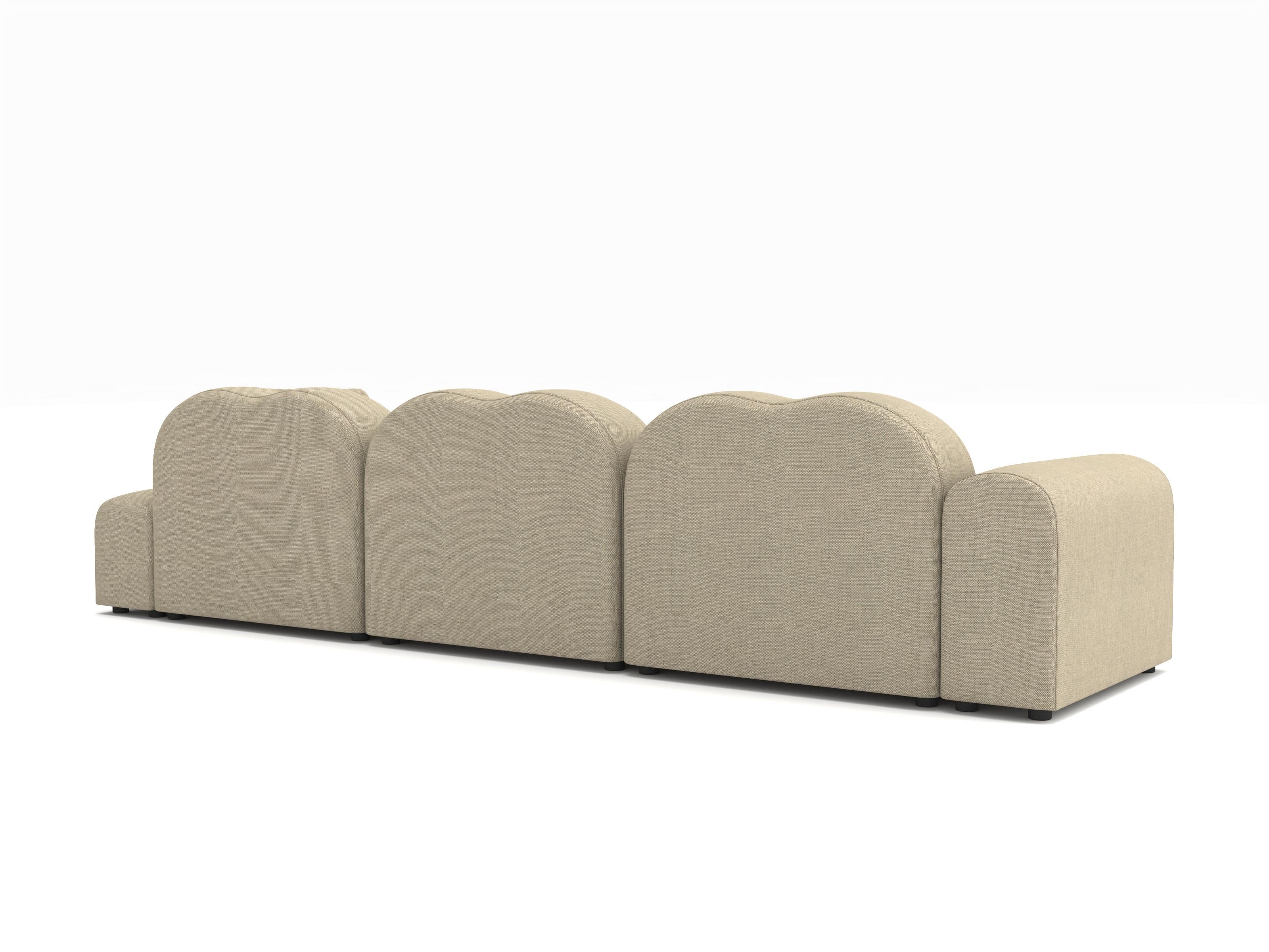 Sofá Modular Form, Setup 1, Rewool Beige Lana en venta