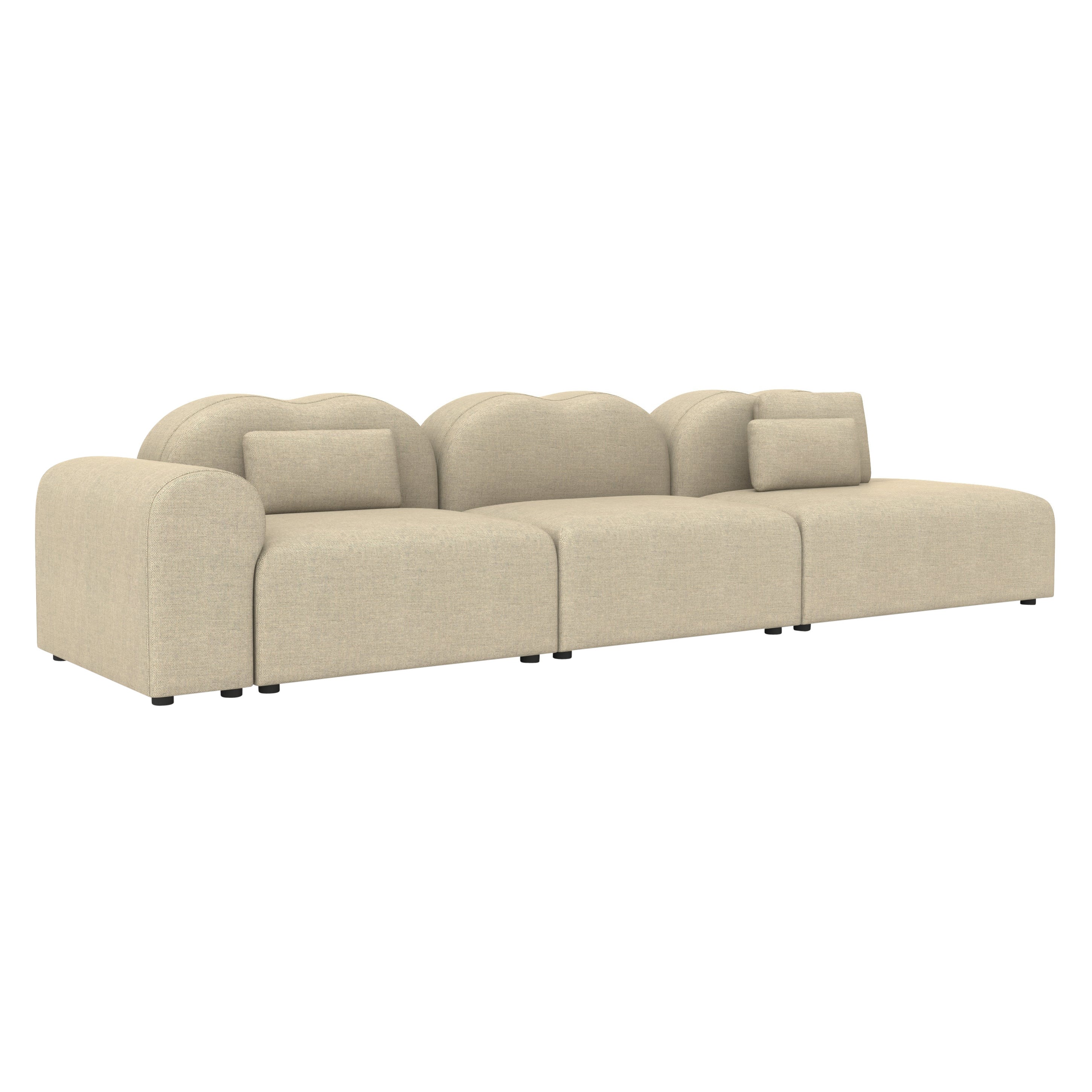 Sofá Modular Form, Setup 1, Rewool Beige