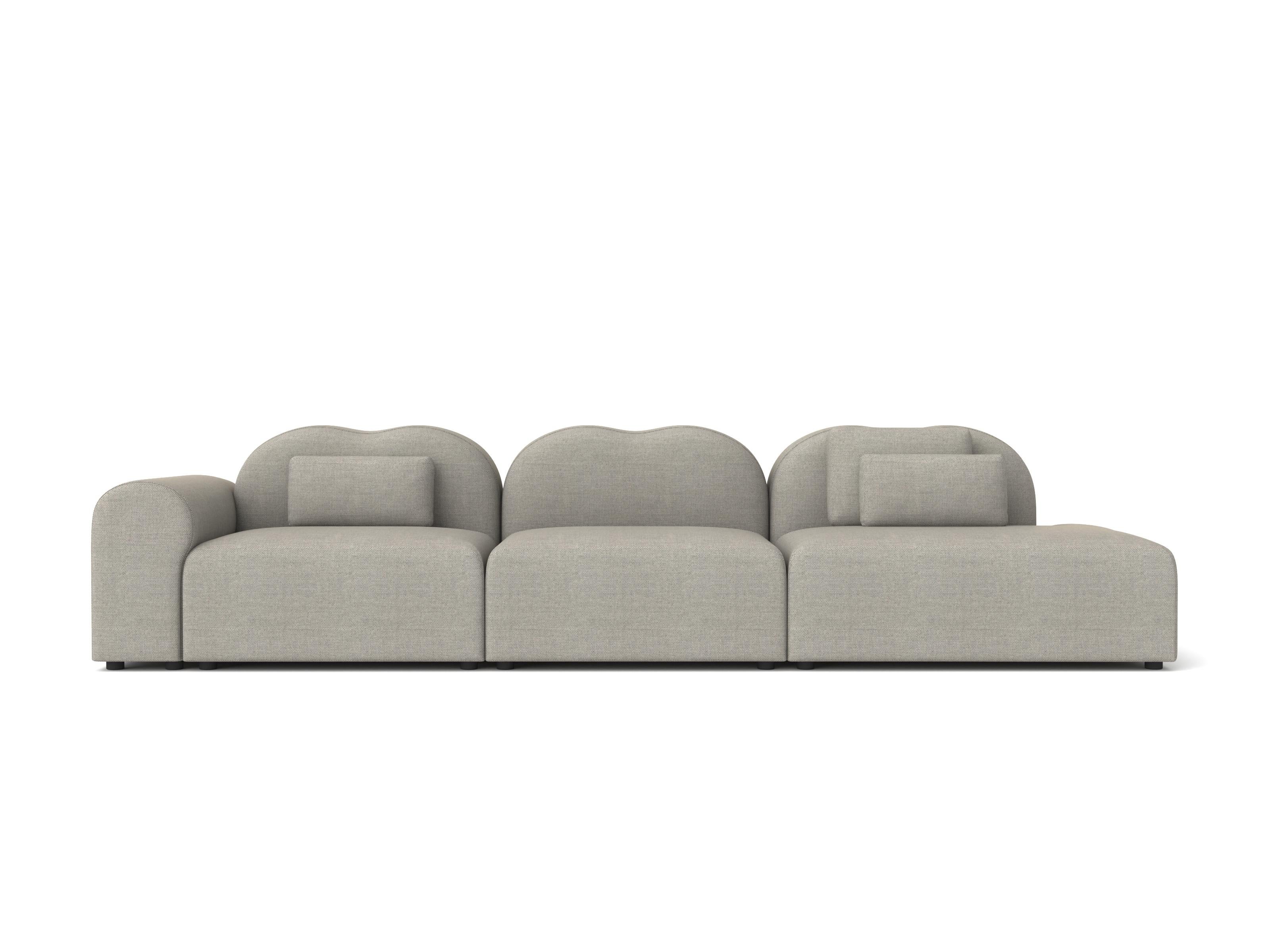 Sofá Modular Form, Setup 1, Gris Rewool Chino en venta