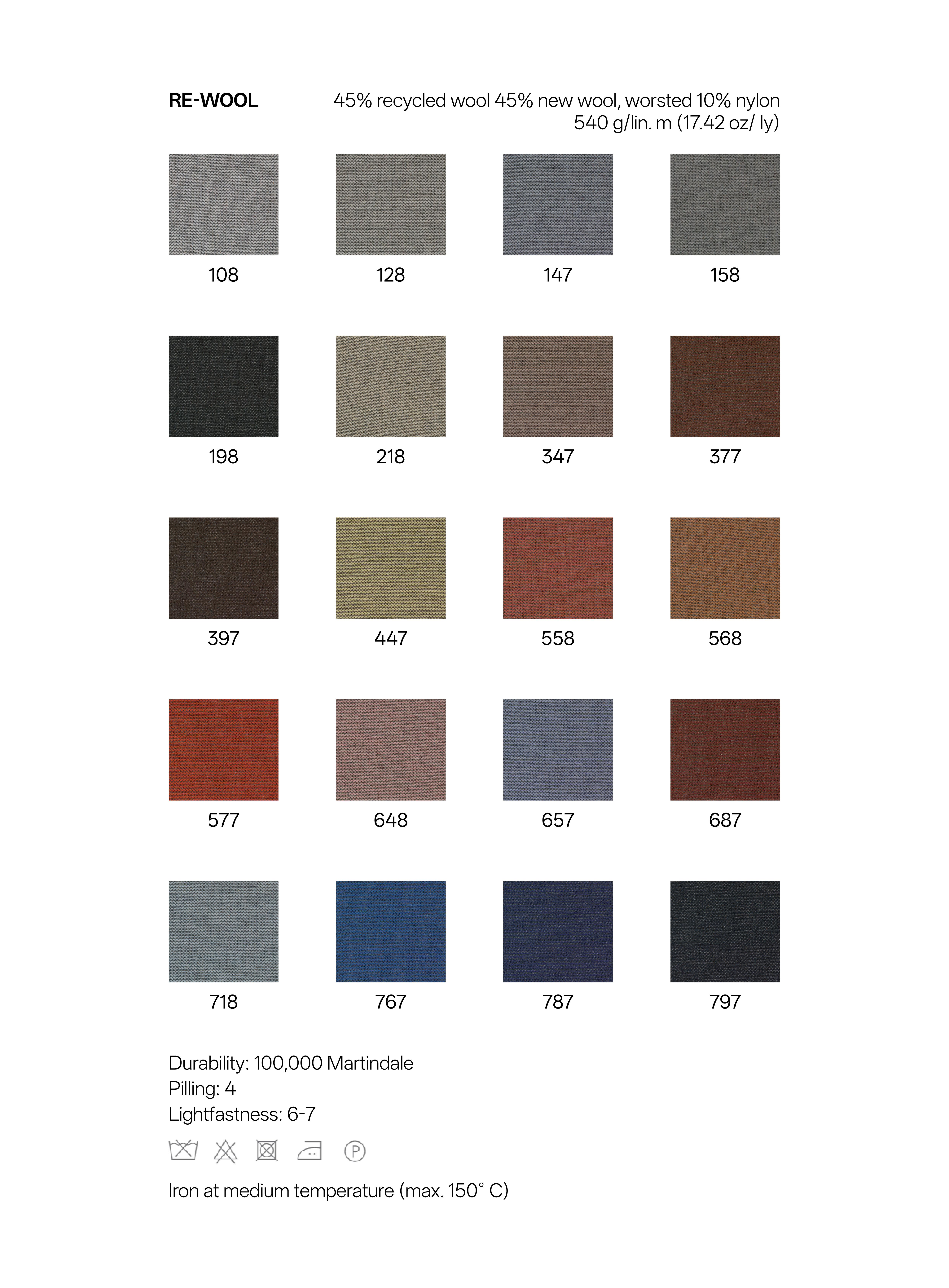 Sofá Modular Form, Setup 1, Gris Rewool en venta 1