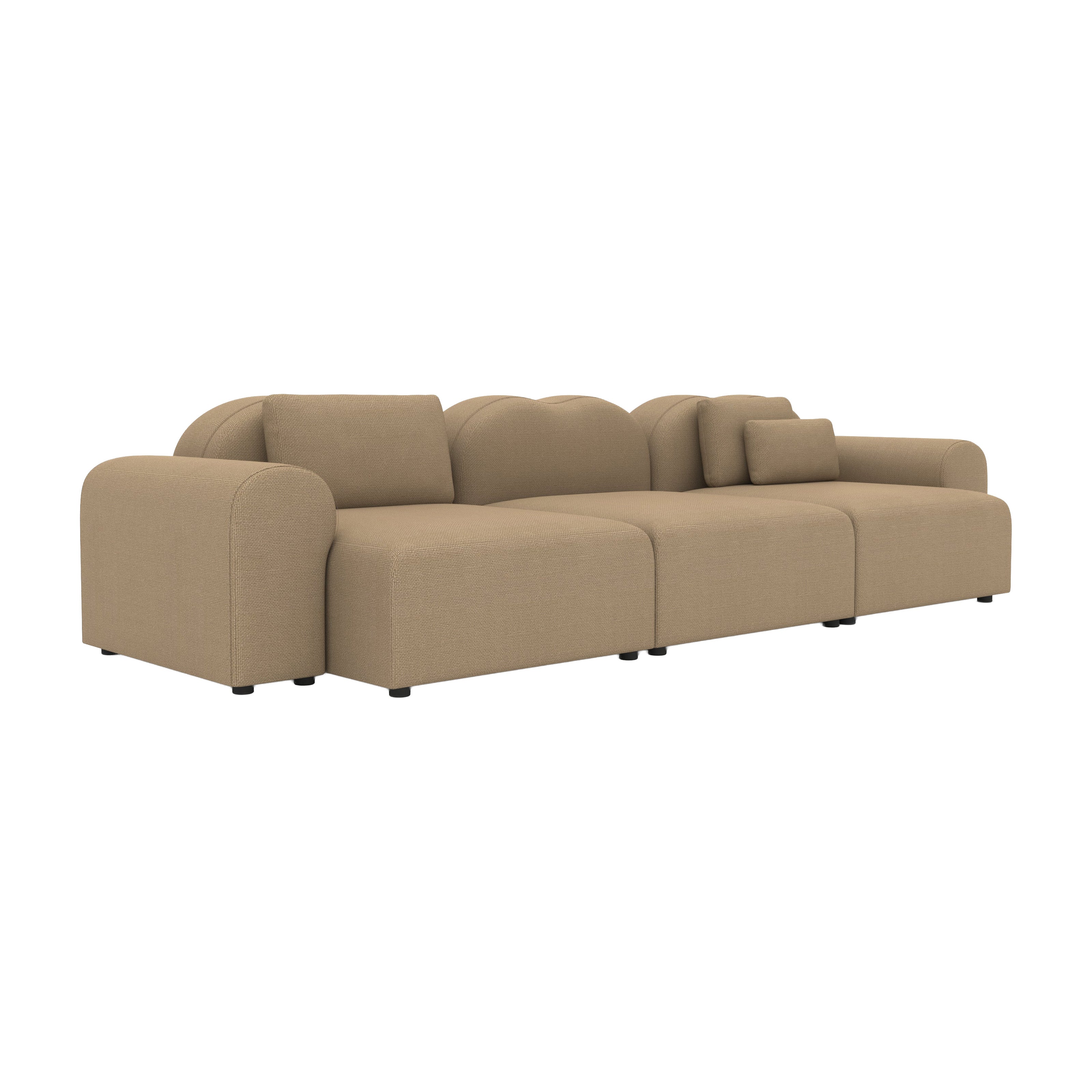 Form Modular Sofa, Setup 10, Hallingdal Brown