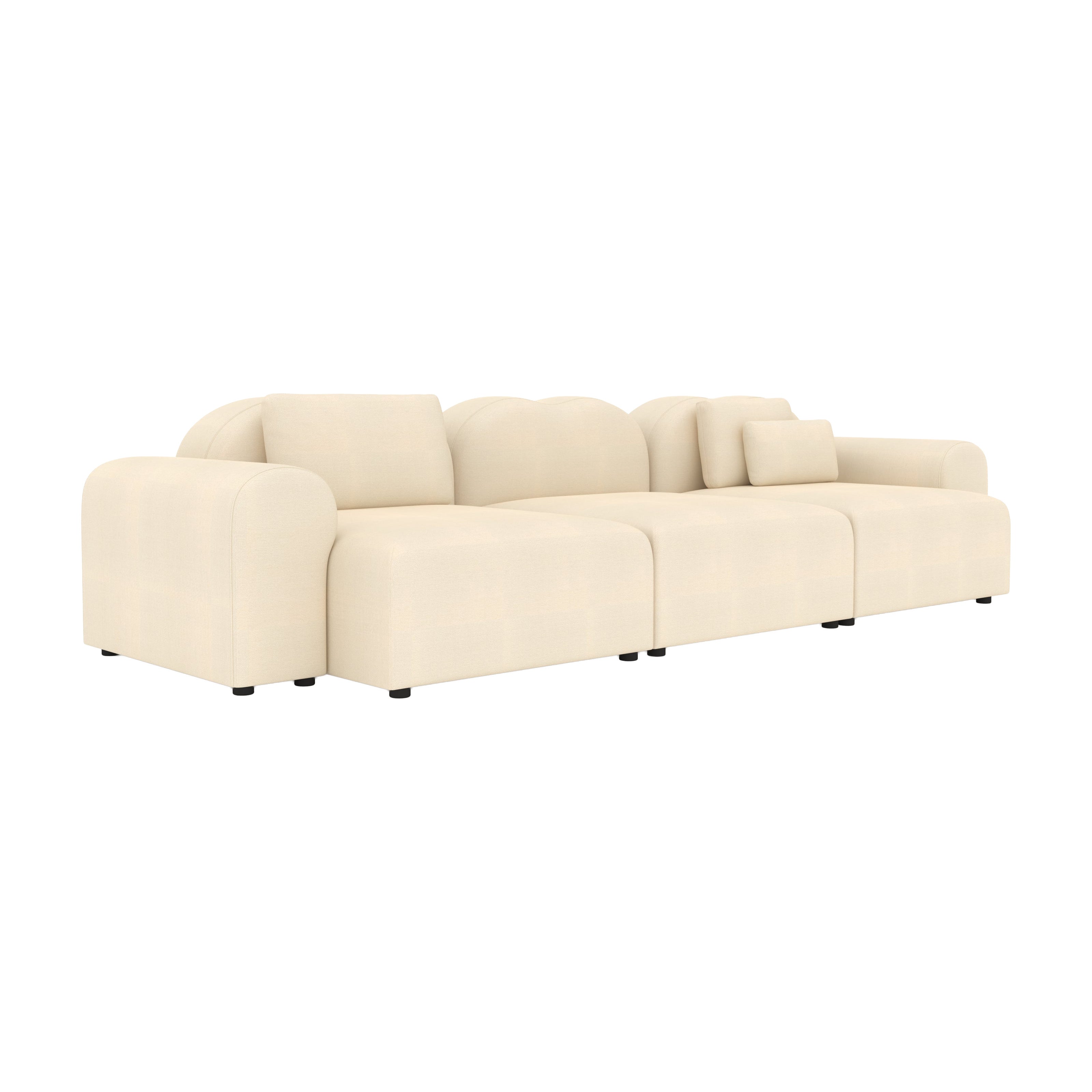 Form Modular Sofa, Setup 10, Hallingdal Ivory