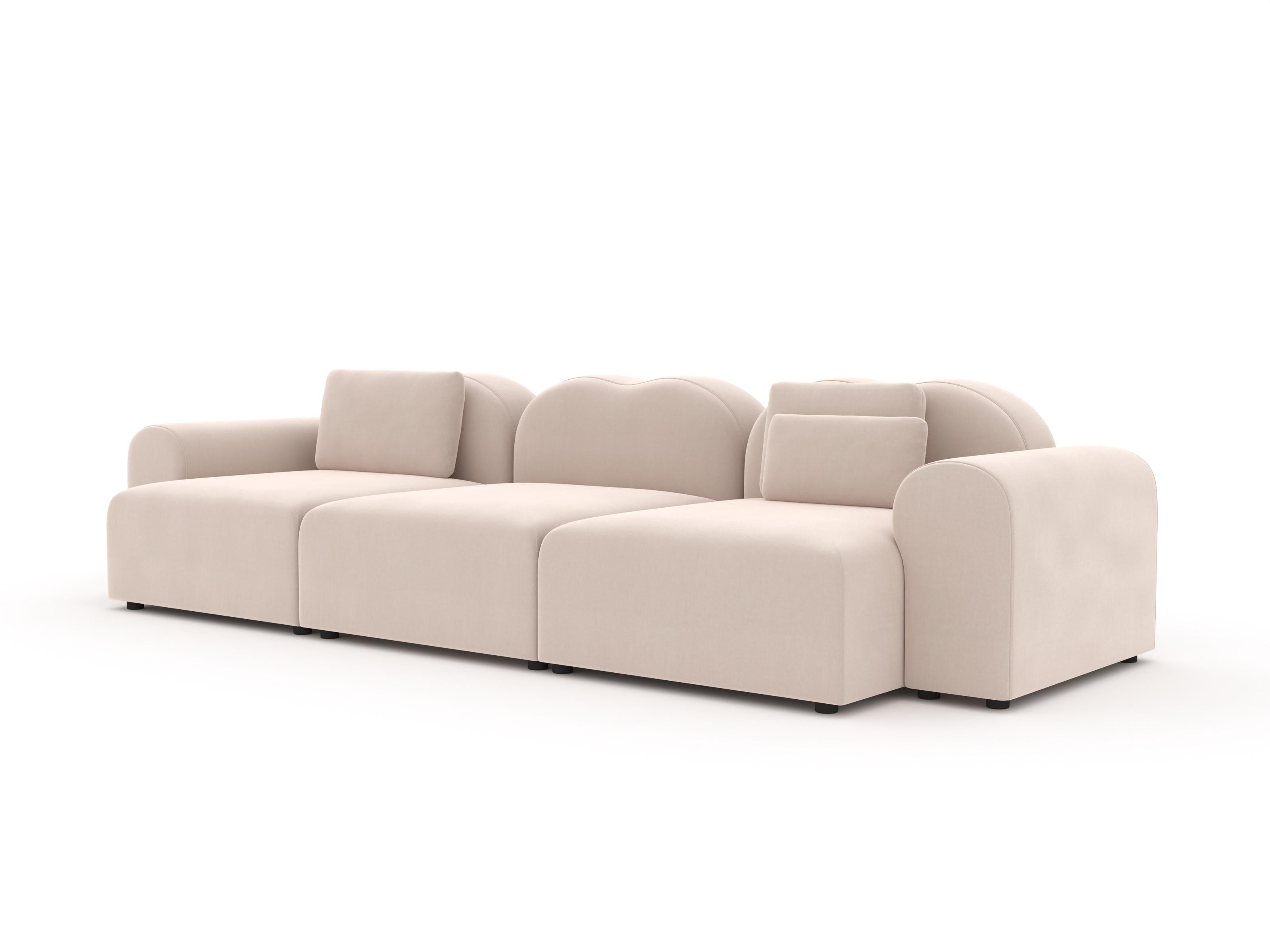 Form Modular Sofa, Setup 10, Harald Blush In New Condition For Sale In Brooklyn, NY