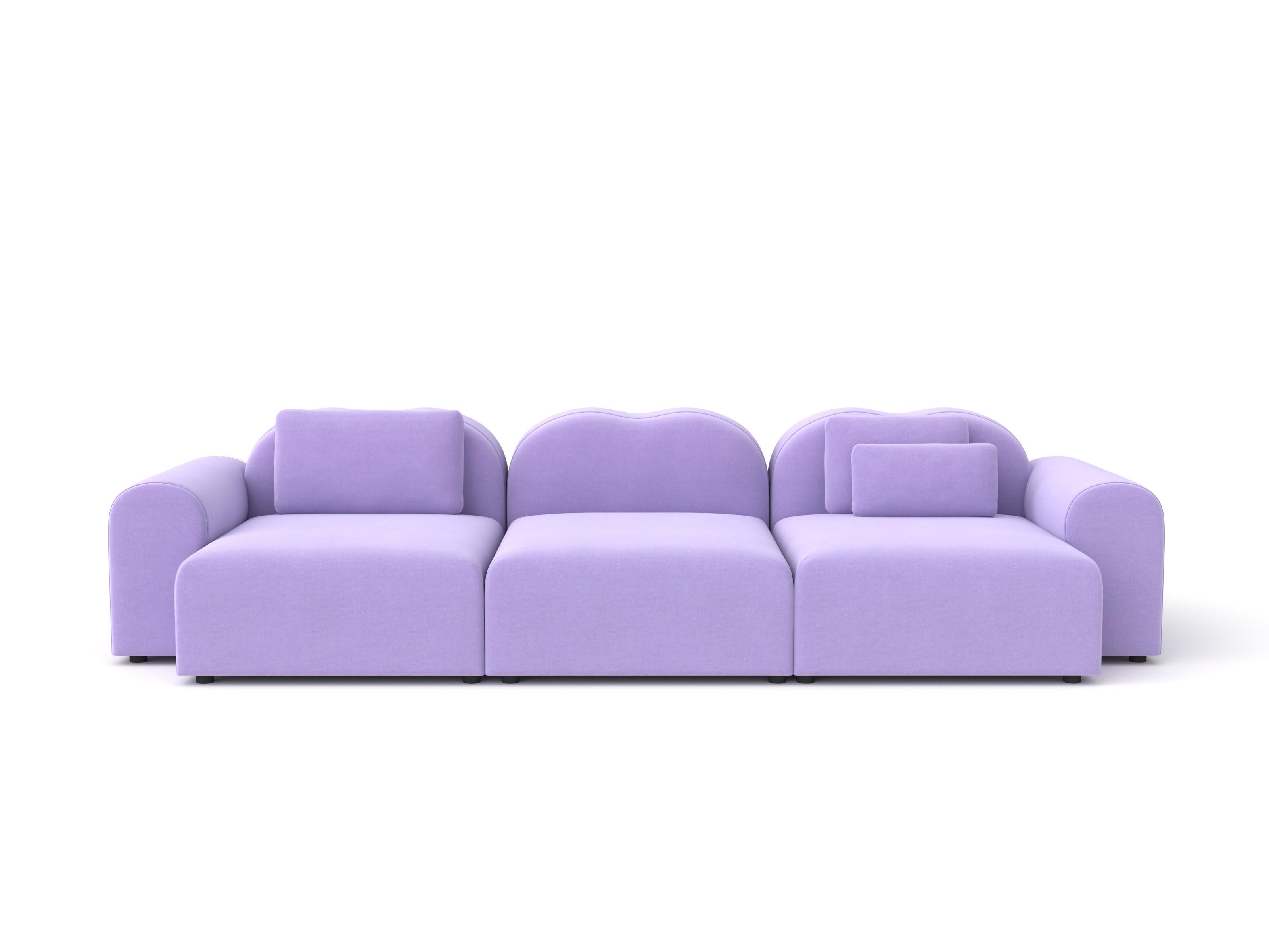 Divano modulare Form A di Formiing, Setup 10 (1x Chaise Lounge centrale-F1O, 2x Chaise Lounge con braccioli-F1M, F1N)
Fabrice: Harald 632

Divano modulare: Assembla diversi moduli per creare la tua composizione. Disponibile in un'ampia gamma di