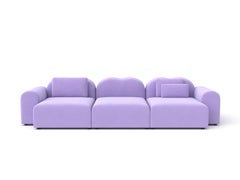 Form Modular Sofa, Setup 10, Harald Lavender