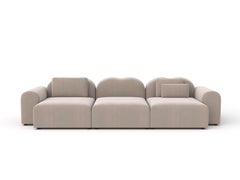 Form Modular Sofa by Formiing in Harald Taupe Cotton, Modern Design