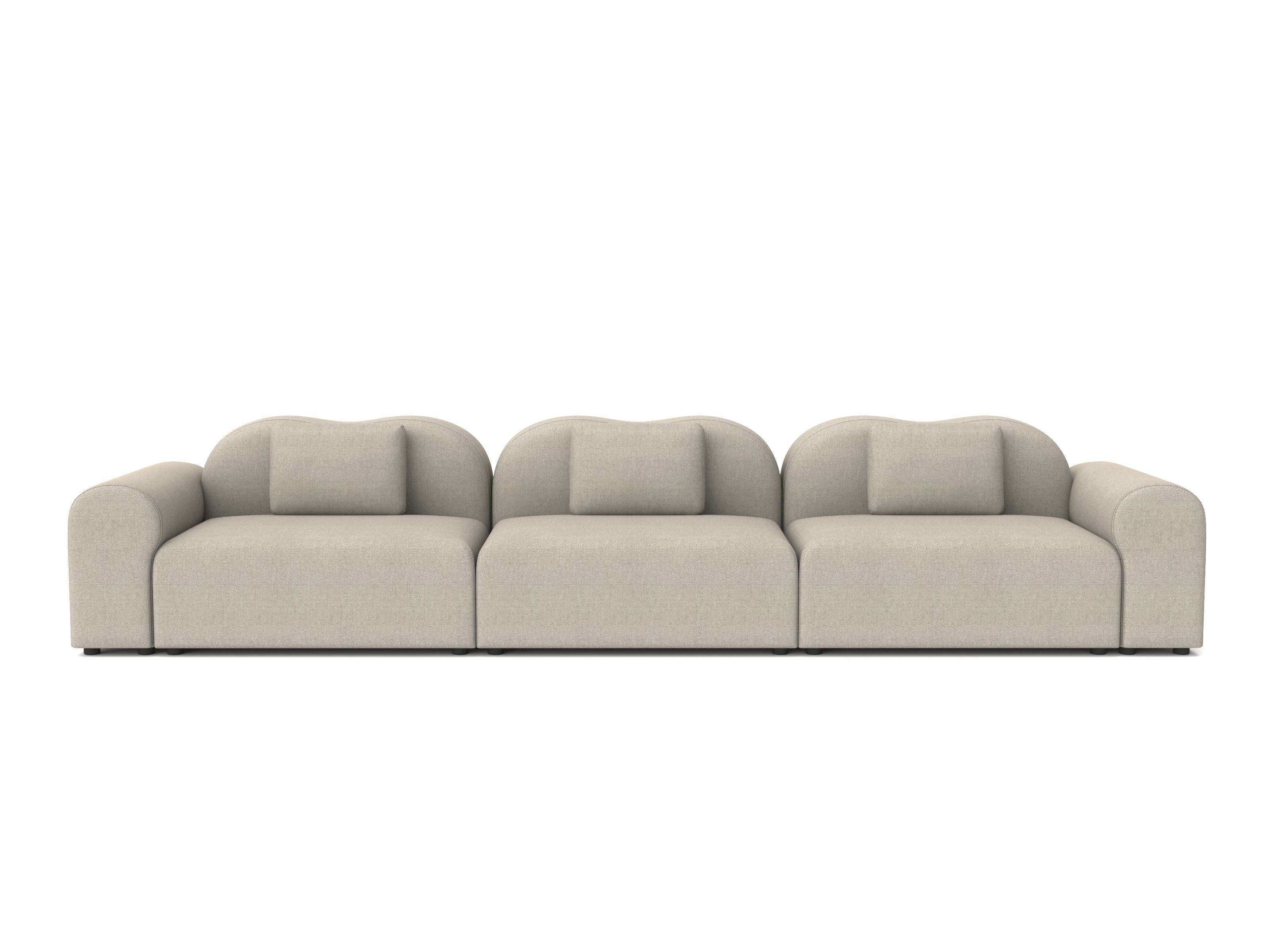 Form Modular Sofa, Setup 11, Hallingdal Grau (Chinesisch) im Angebot