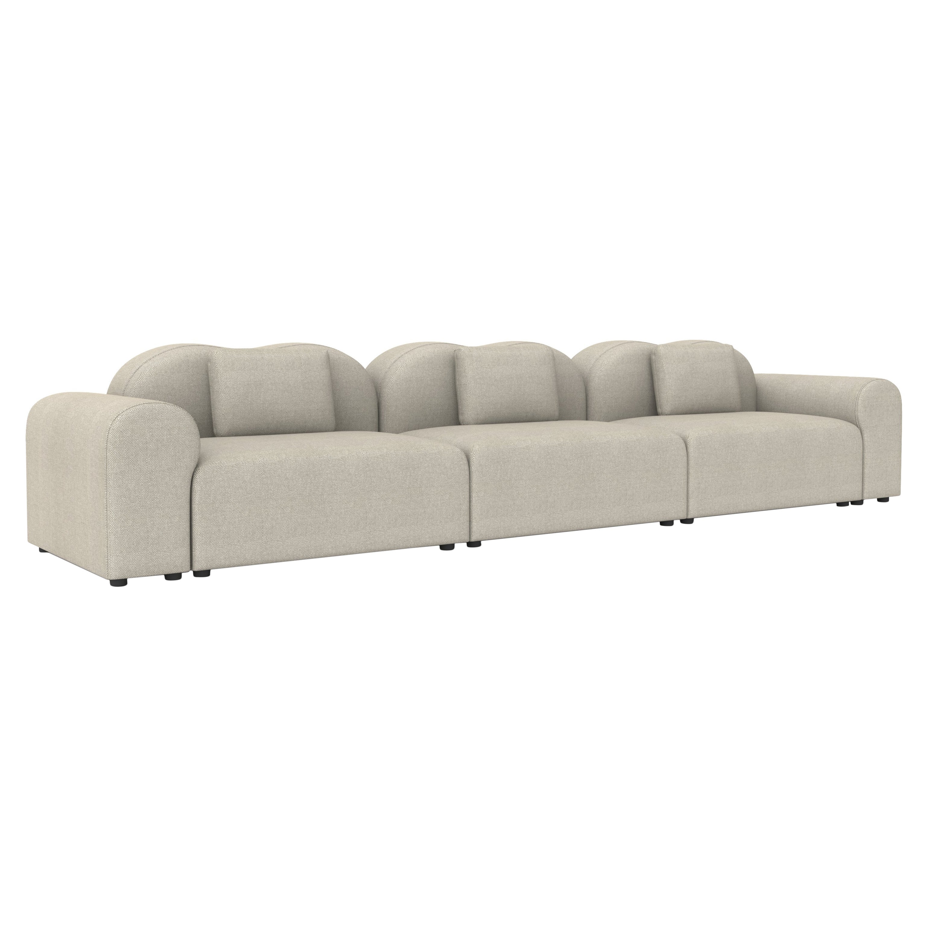 Form Modular Sofa, Setup 11, Hallingdal Grau