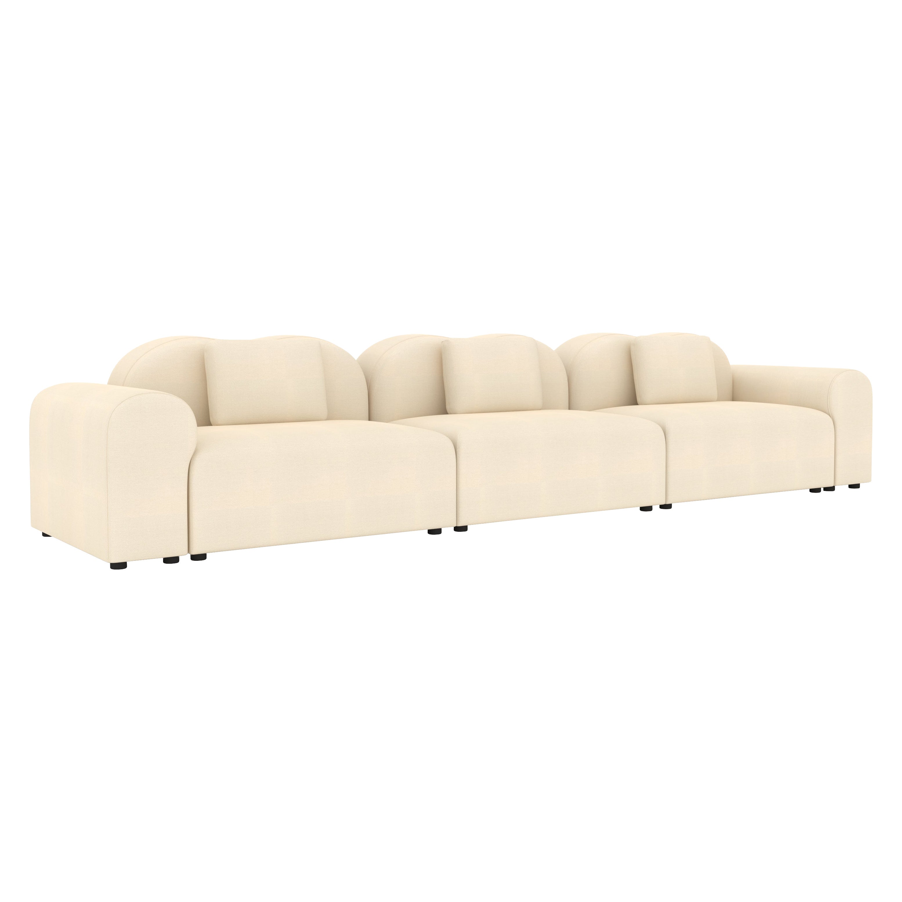Form Modular Sofa, Setup 11, Hallingdal Ivory For Sale