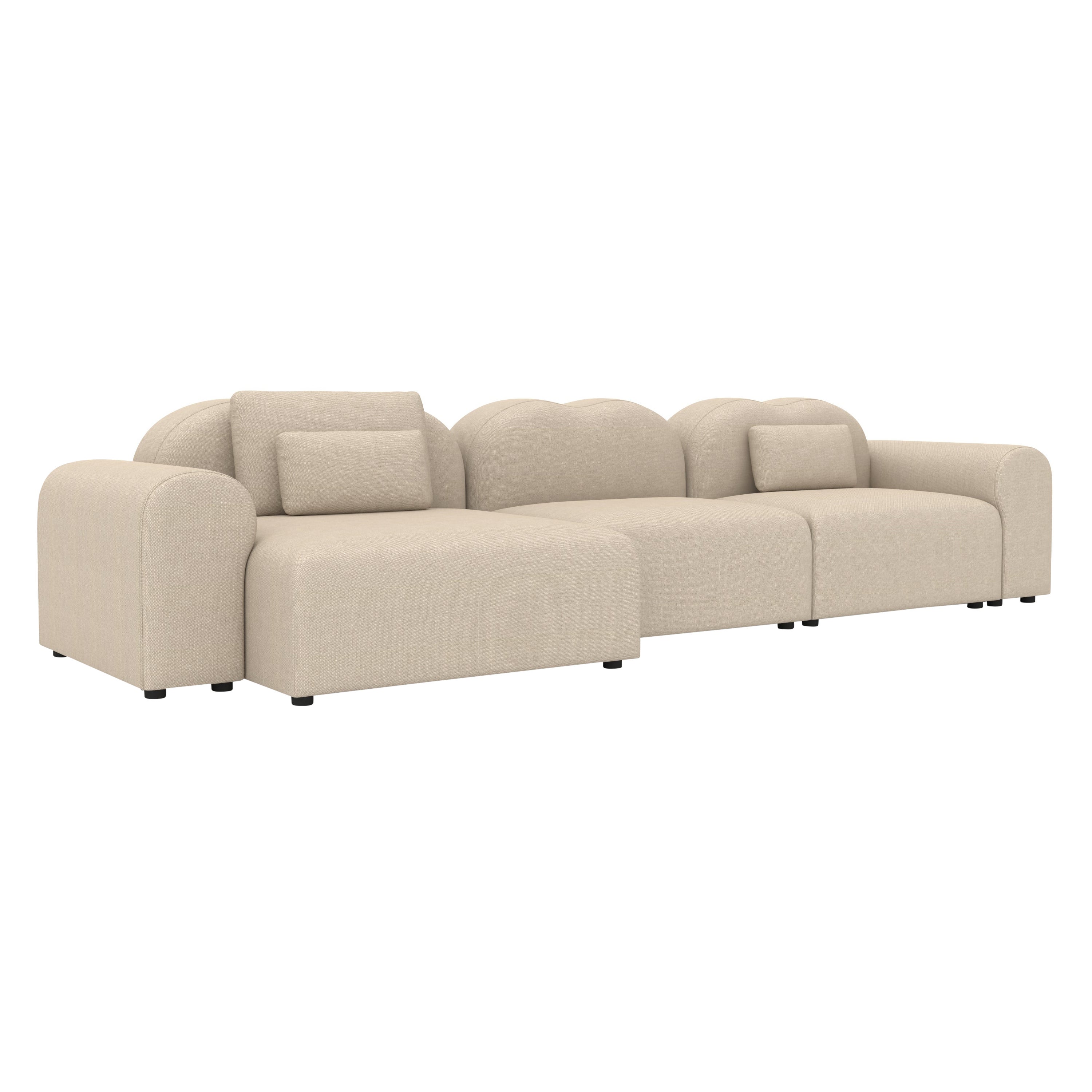 Form Modular Sofa, Setup 12, Hallingdal Beige
