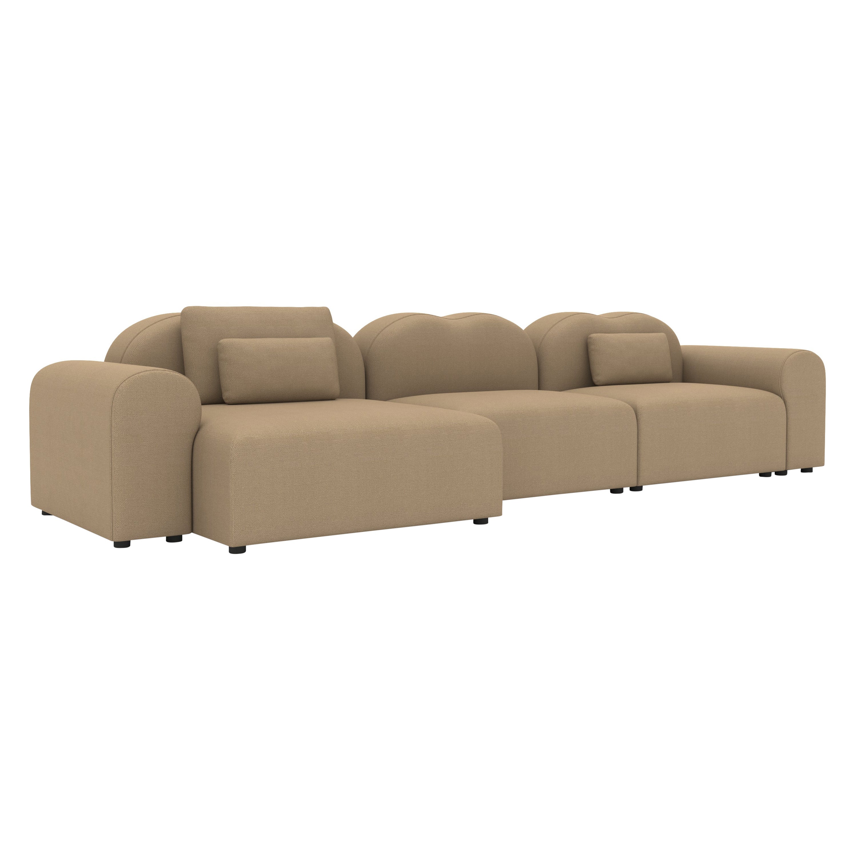 Form Modular Sofa, Setup 12, Hallingdal Brown For Sale